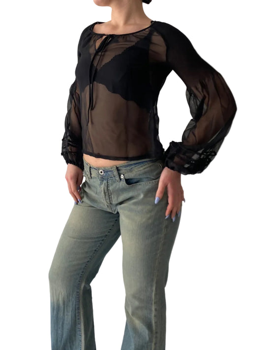 Deadstock Morgan see through top