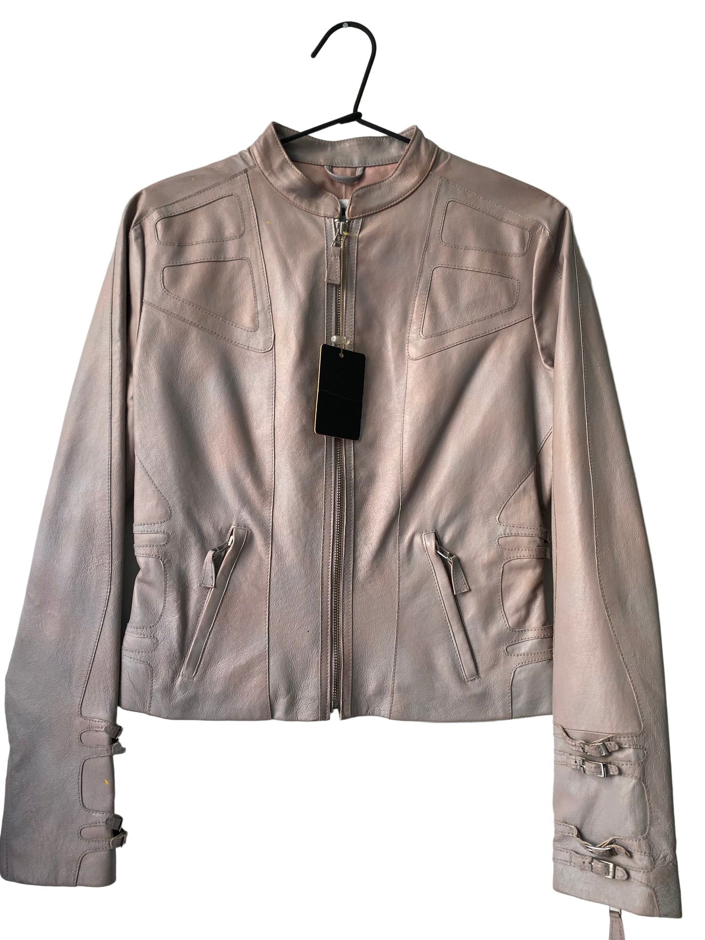 Deadstock moto leather jacket