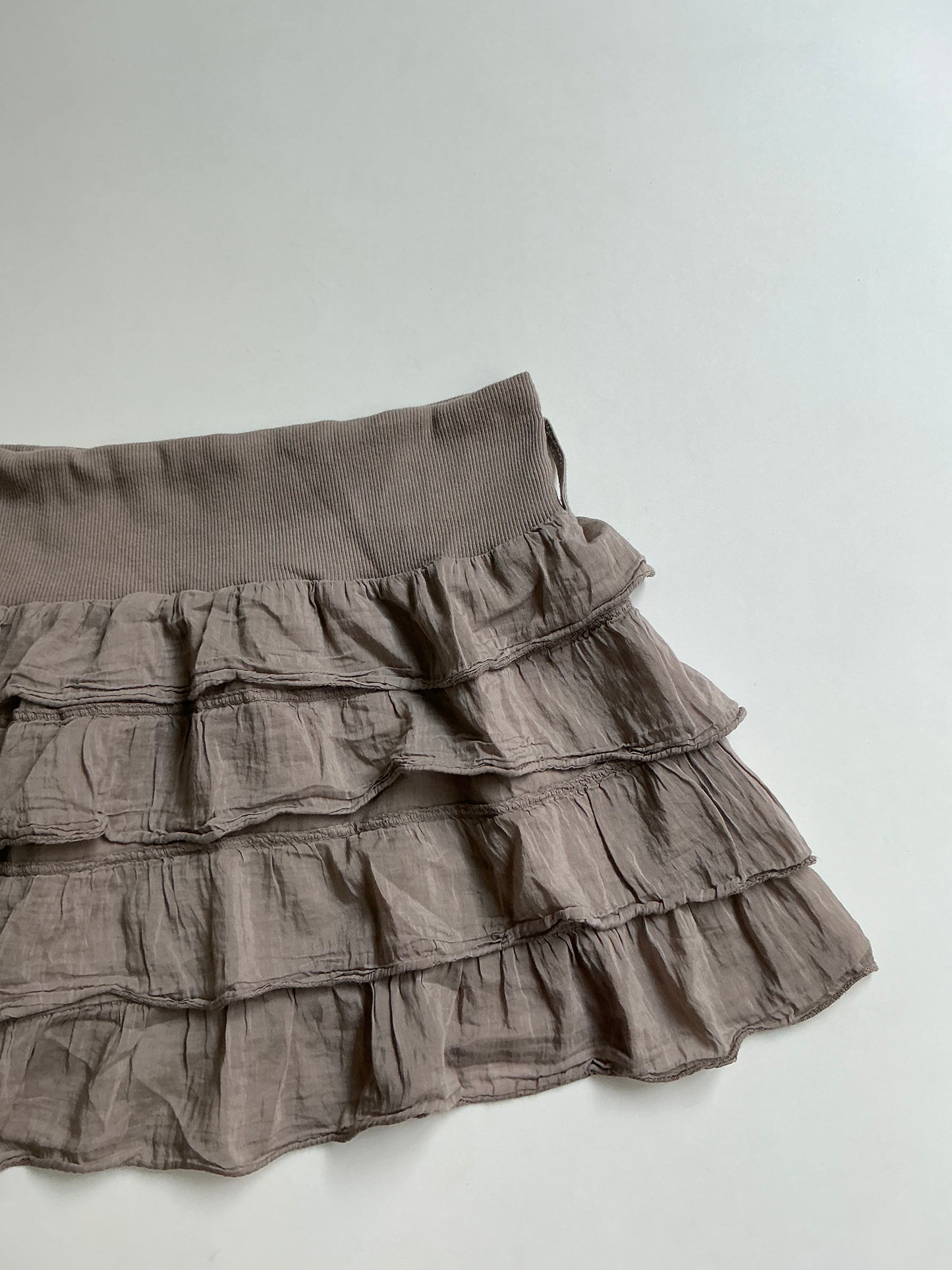Fairy ruffle mini skirt