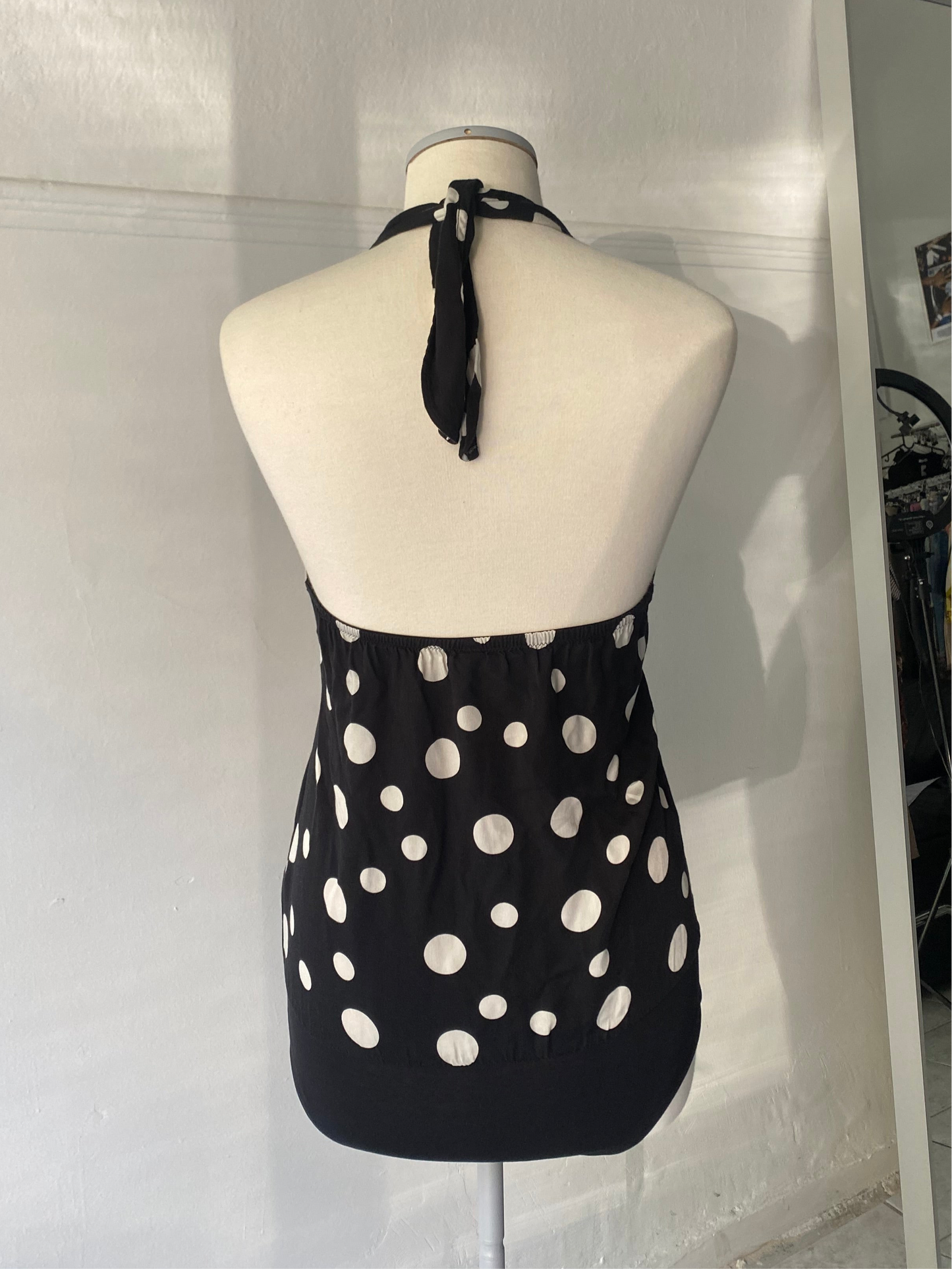Intimissimi polka dot halter bodysuit