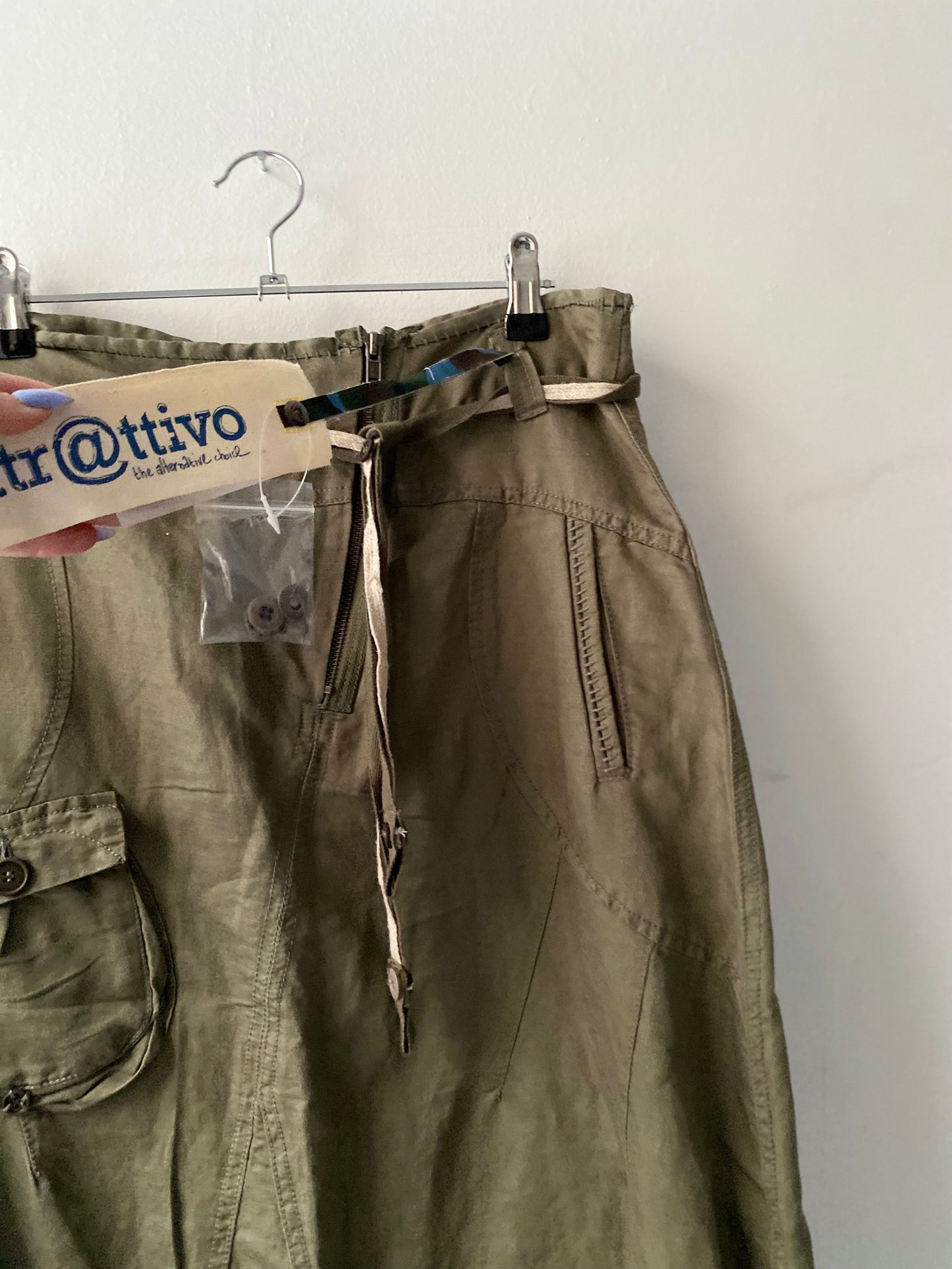 Deadstock Attrattivo Khaki Skirt