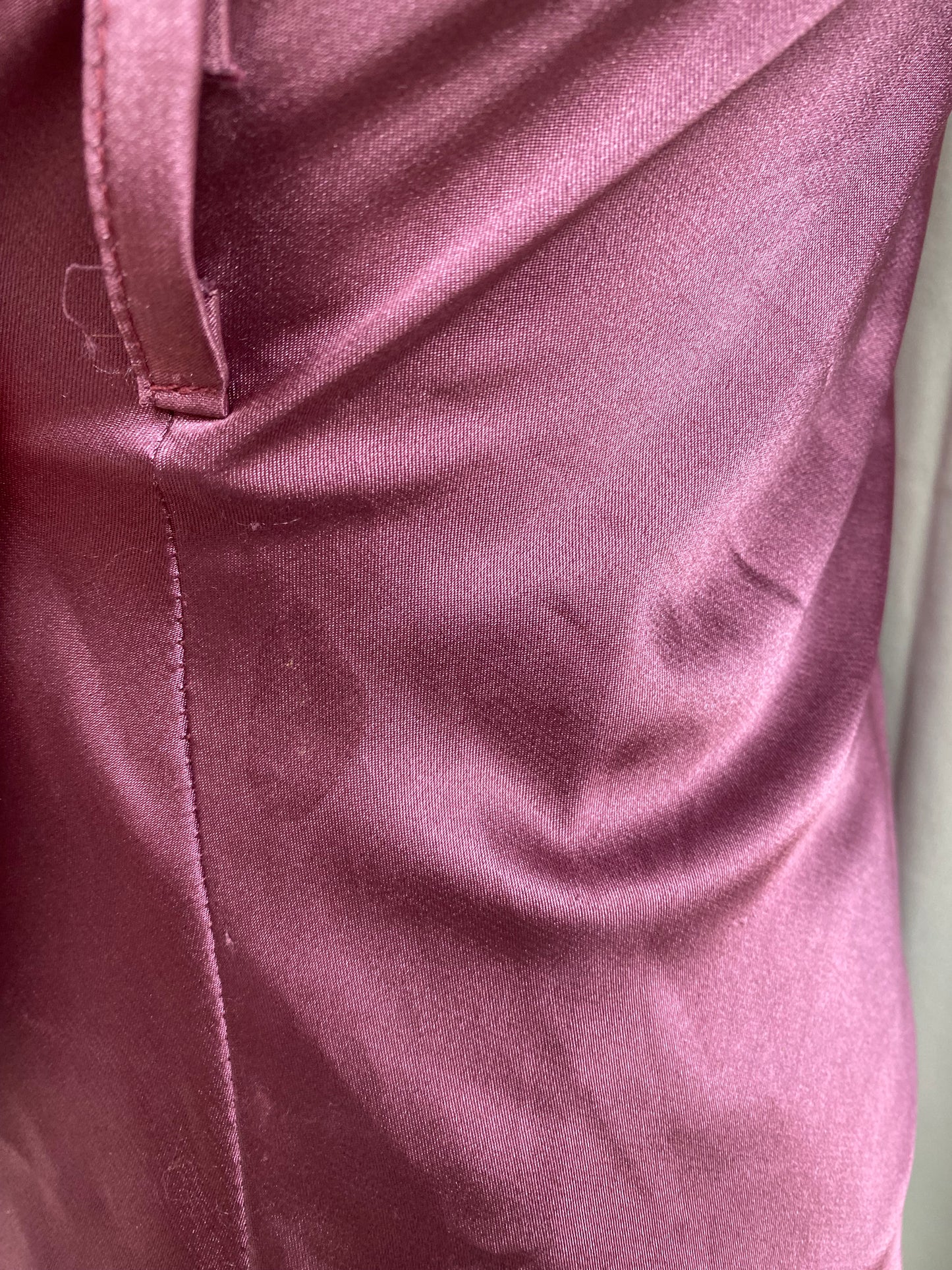 Vintage pink satin top