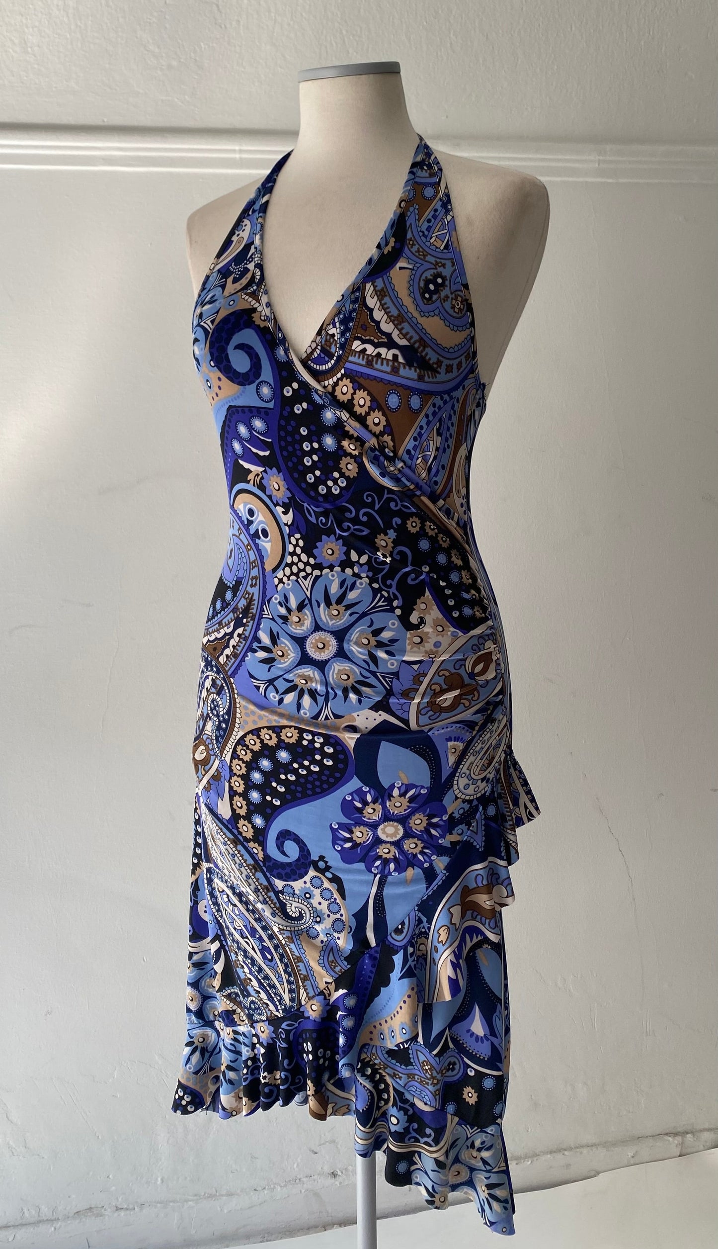 Vintage open back dress
