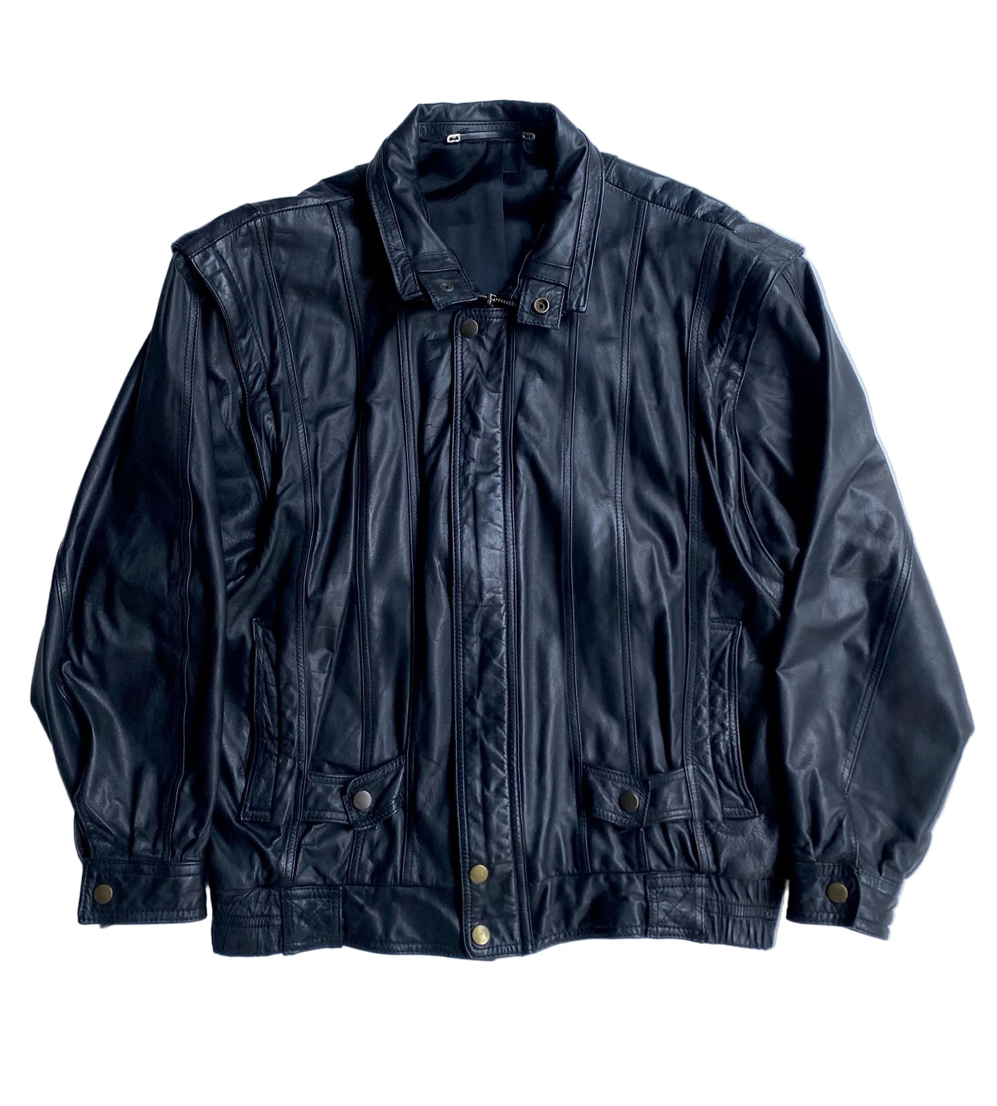 Vintage leather Bomber / Vest