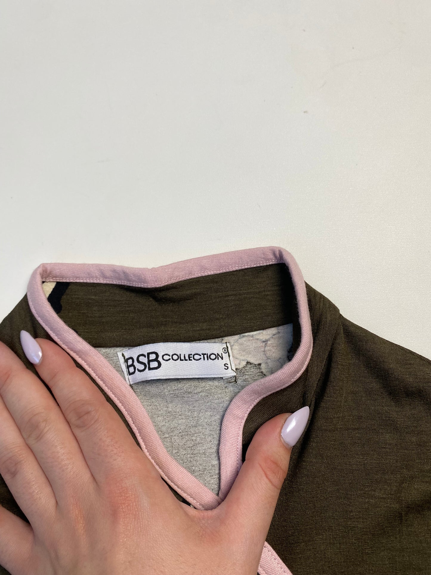 Bsb khaki qipao top