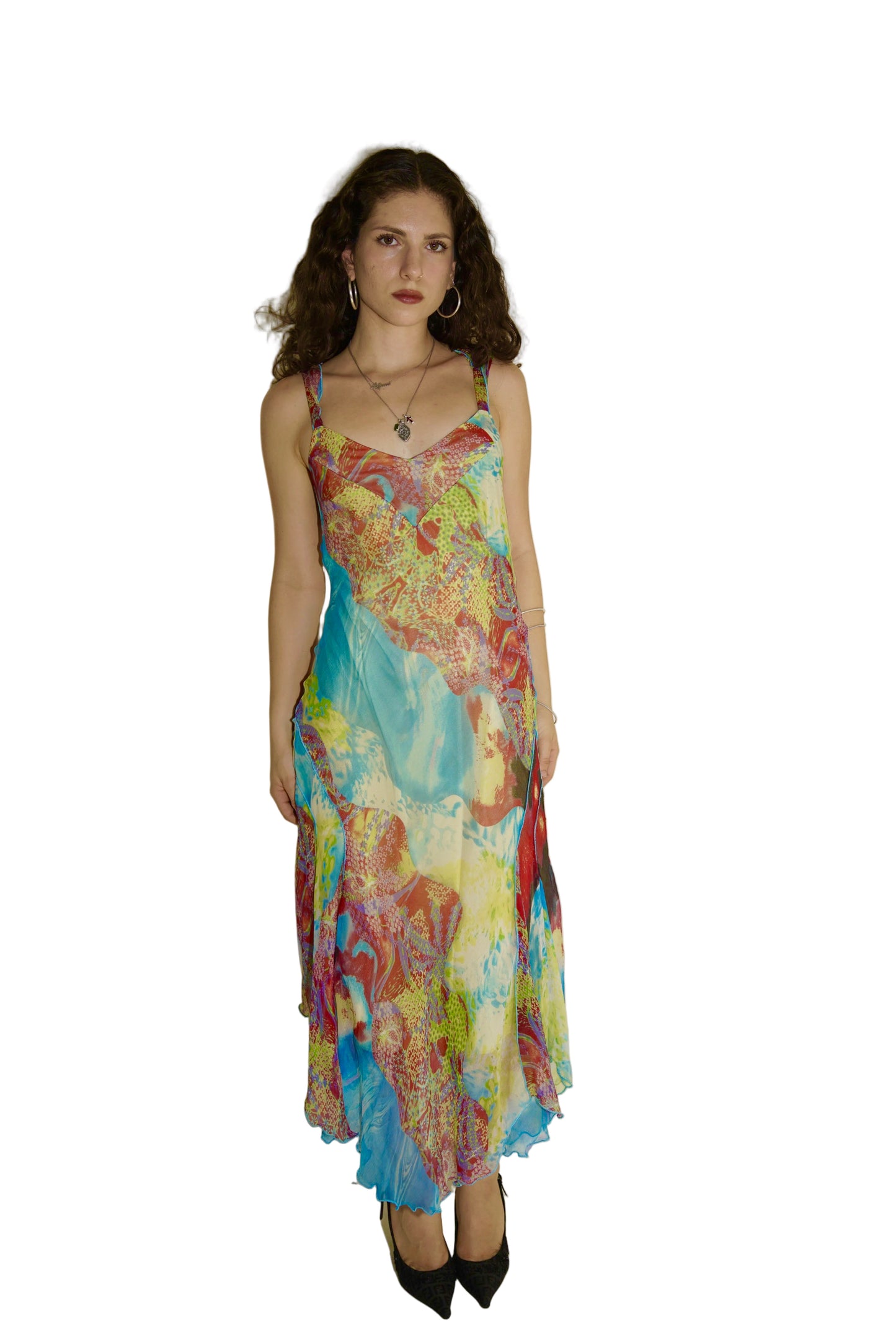 Vintage fairy silk dress