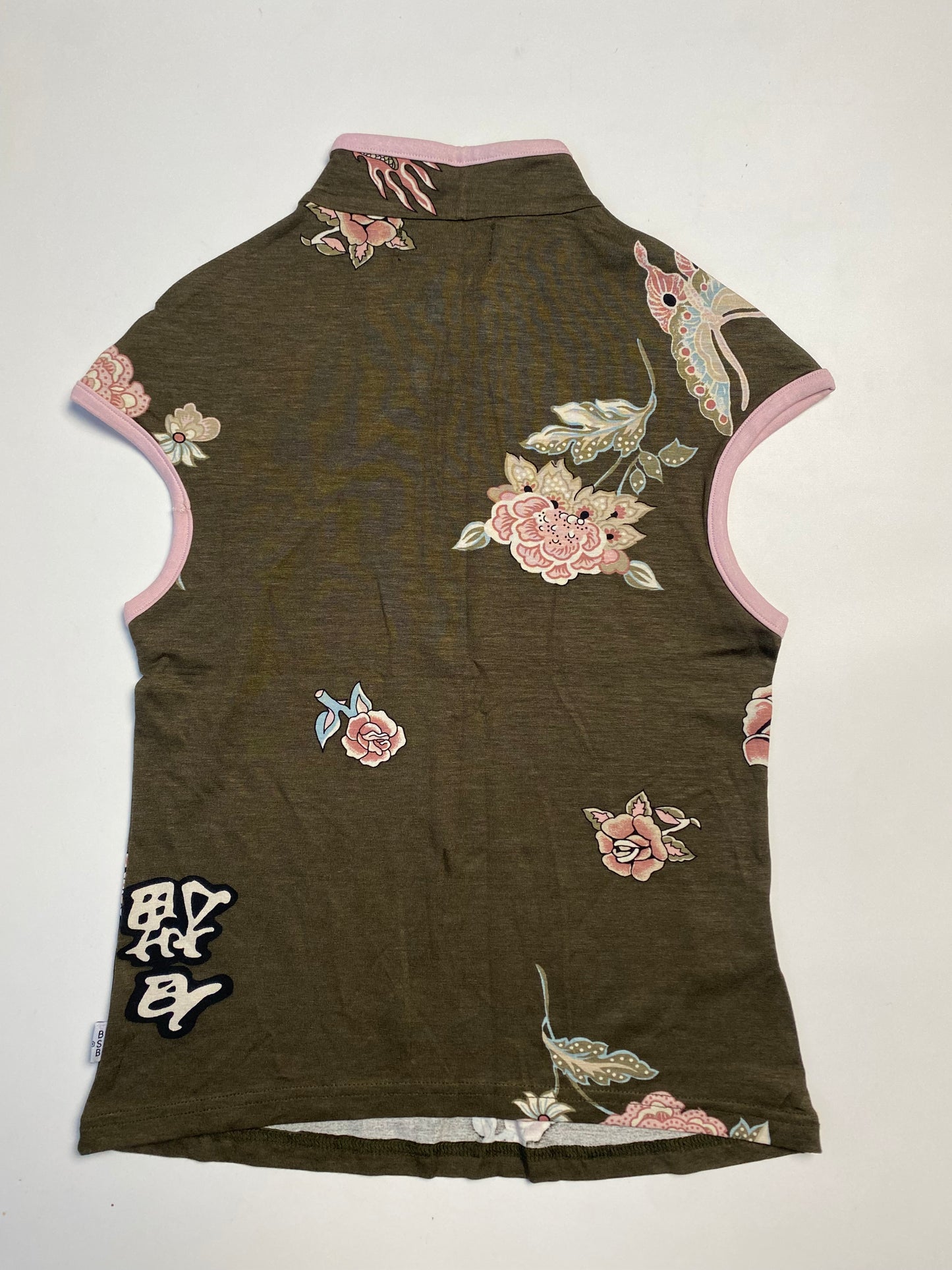 Bsb khaki qipao top