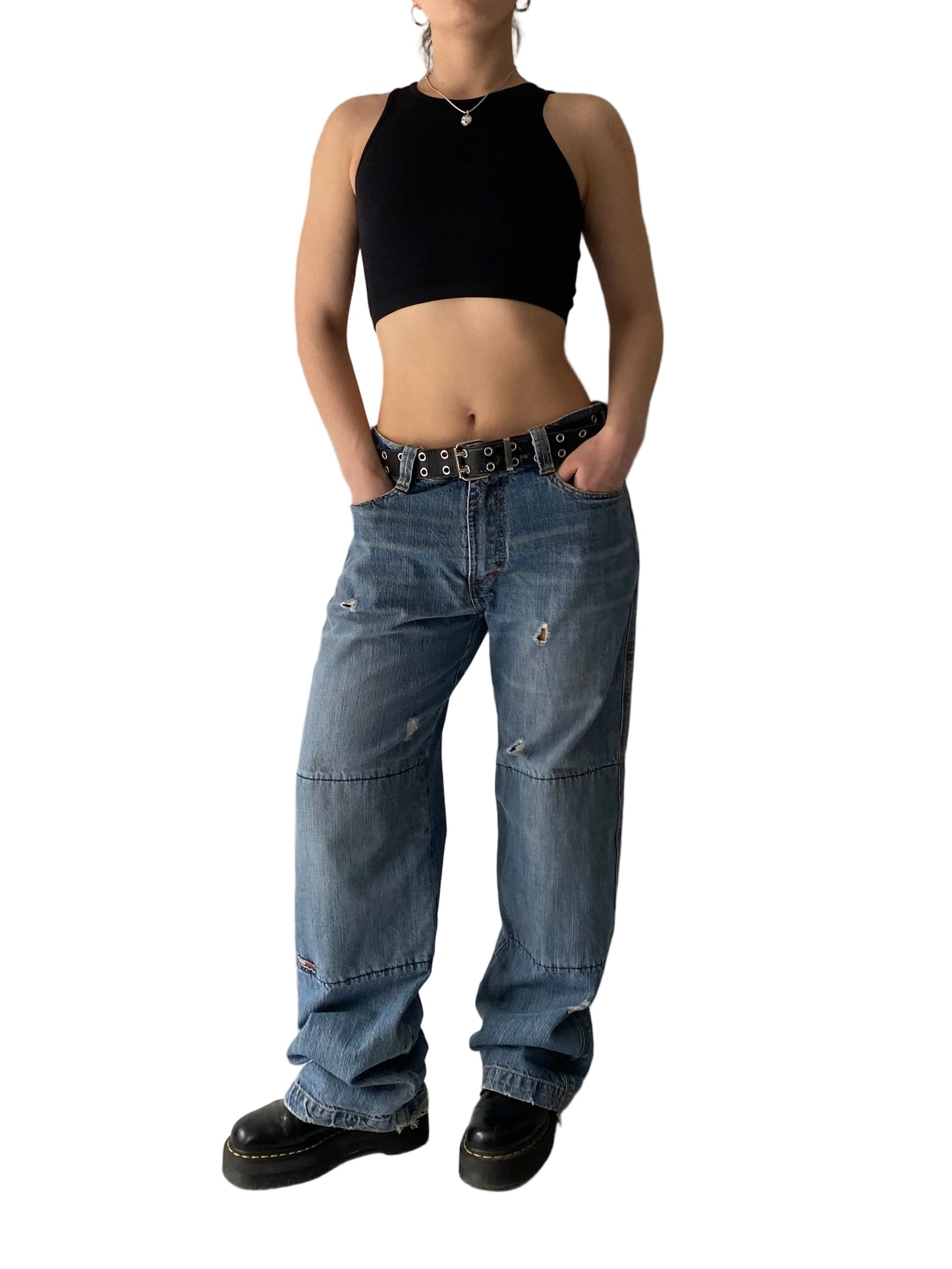 Vintage unisex baggy jeans