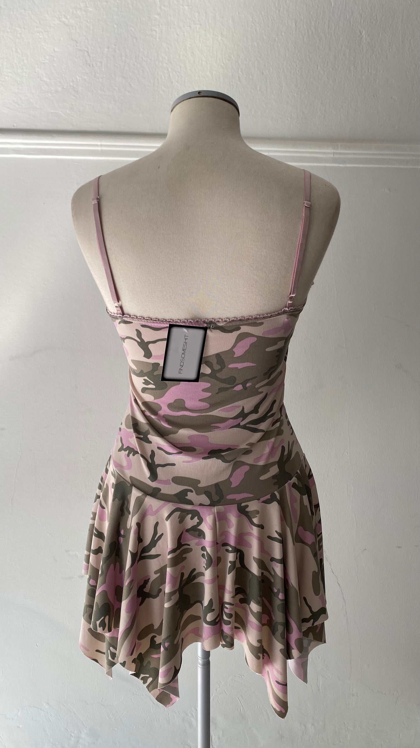 Y2K Camouflage super mini dress