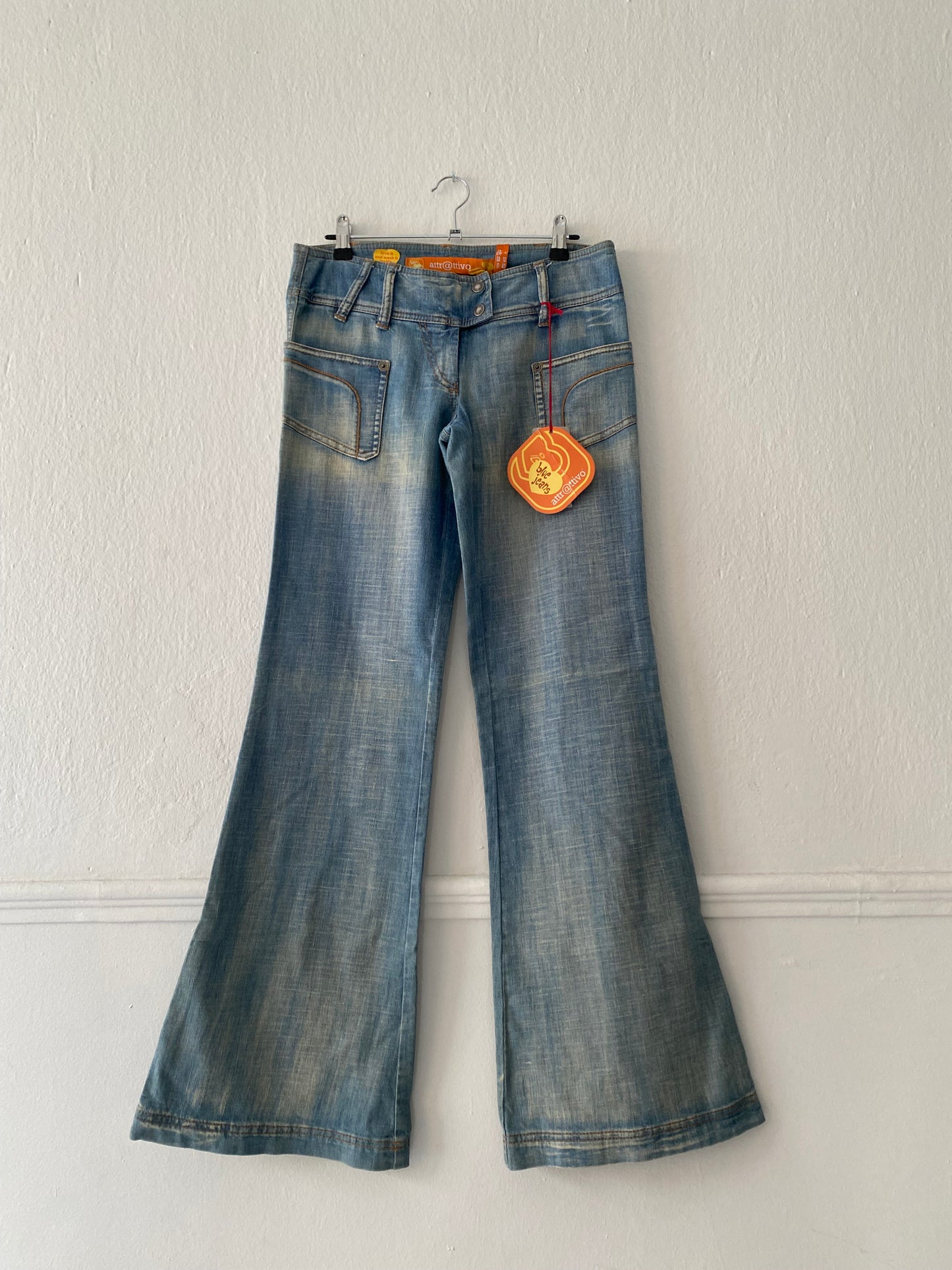 Attrattivo y2k low rise jeans