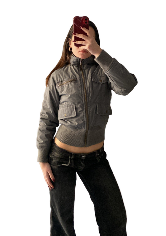 Grey ichi cargo jacket