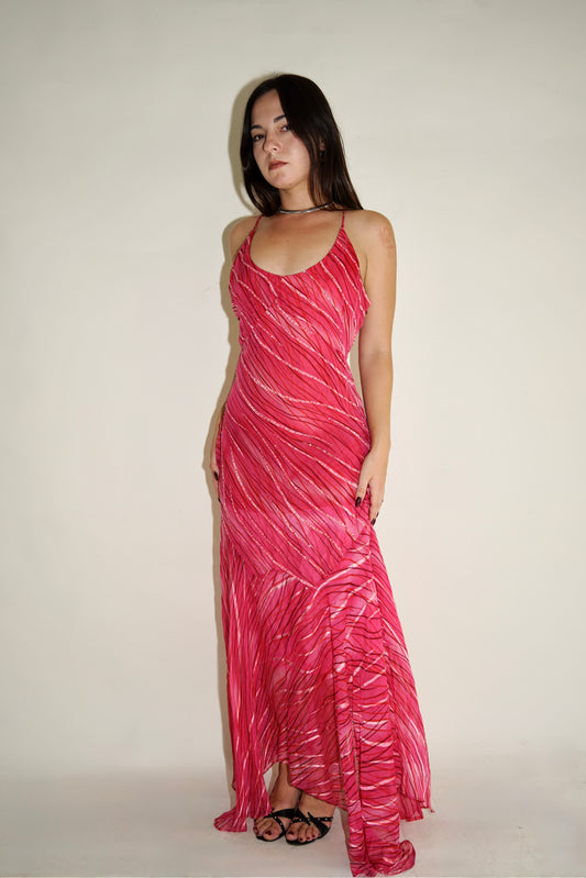 Vintage fairy silk dress