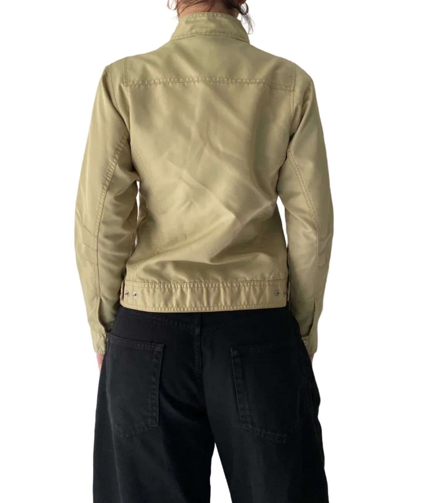 Light green vintage biker jacket