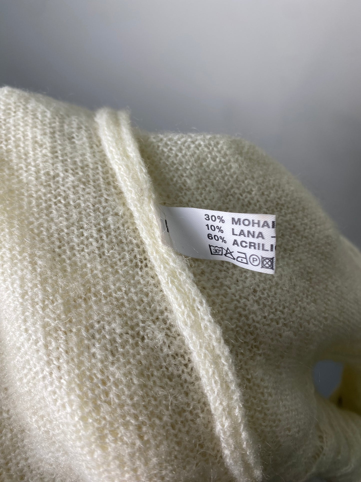 Vintage ruffle cardigan