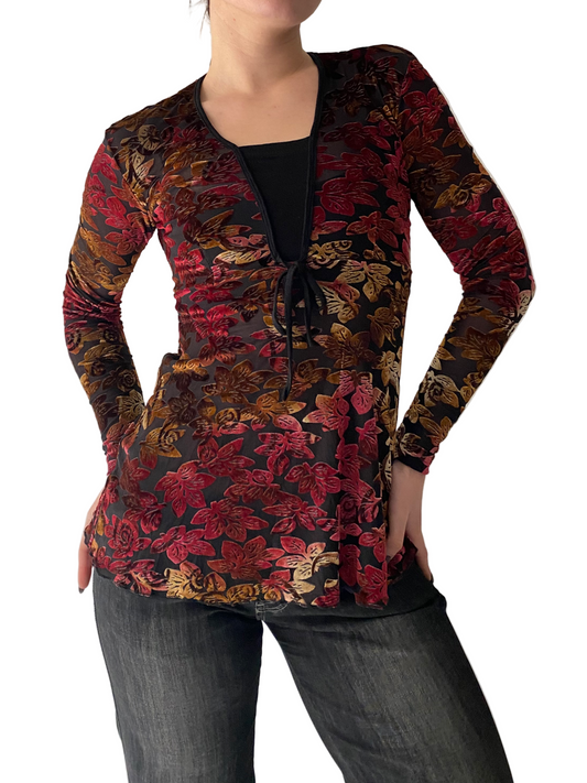 Vintage flower longsleeve top