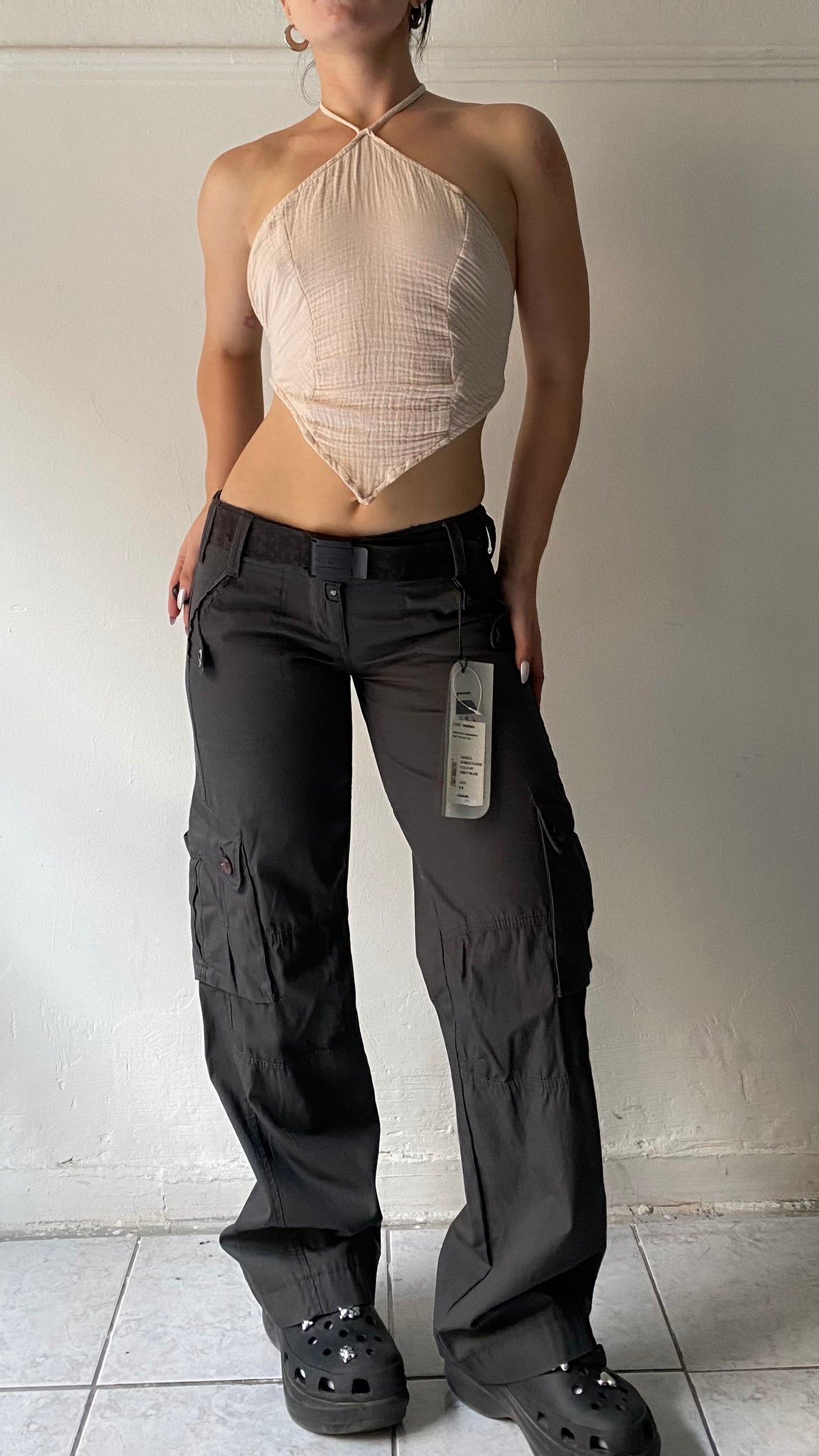Deadstock attrativo grey cargo pants