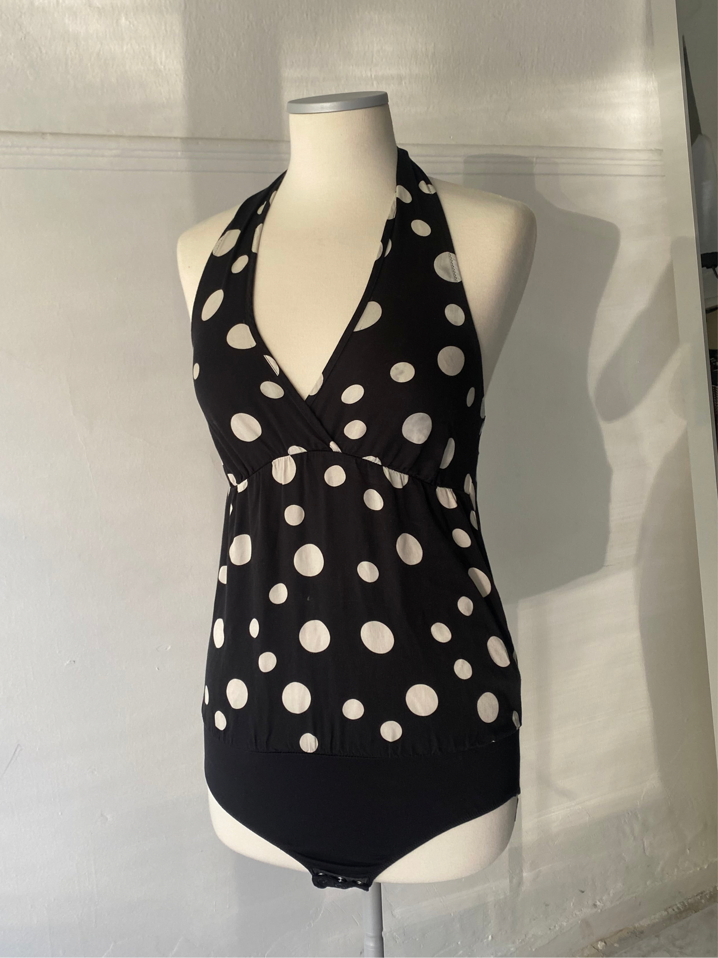 Intimissimi polka dot halter bodysuit