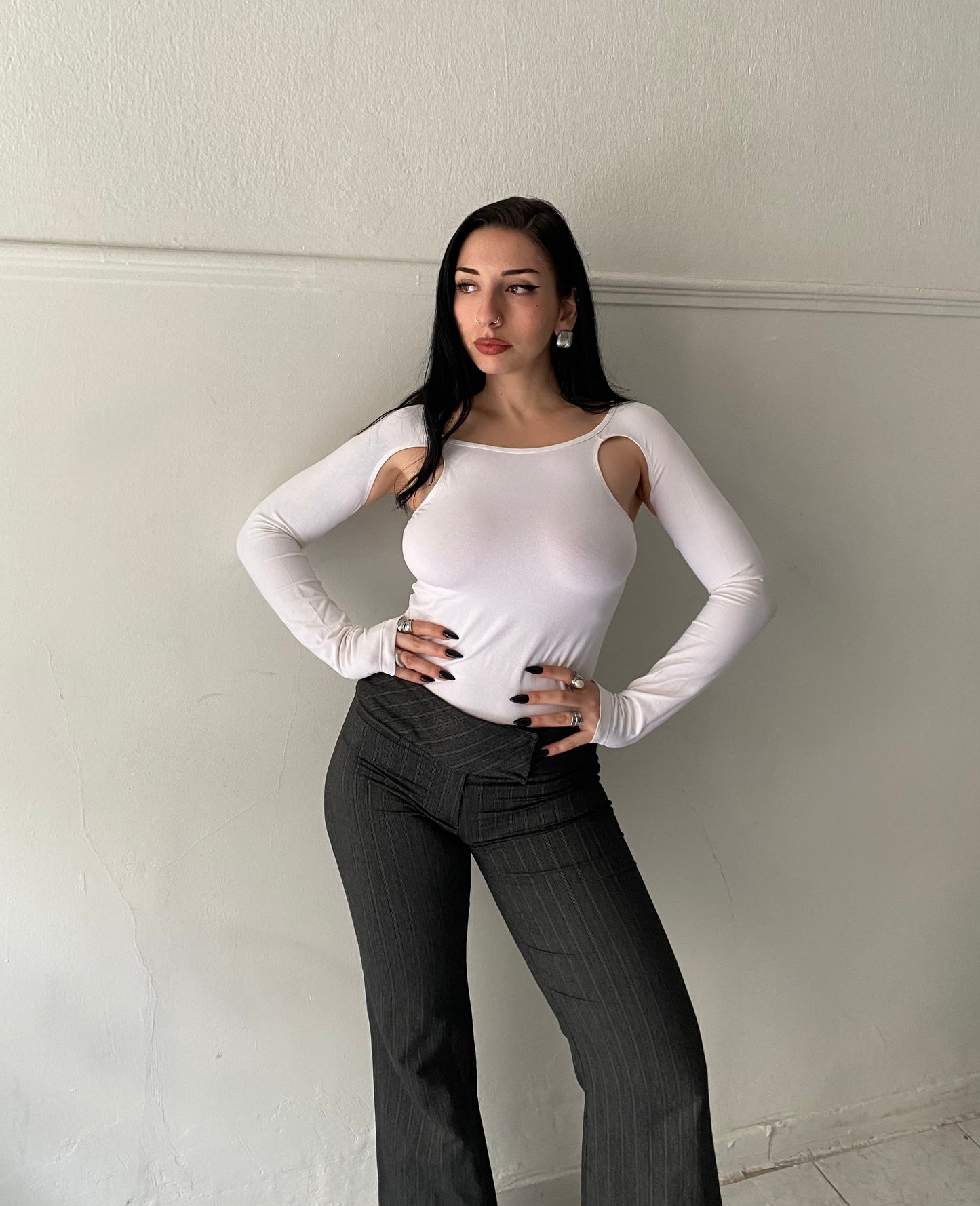 Y2K long sleeve top