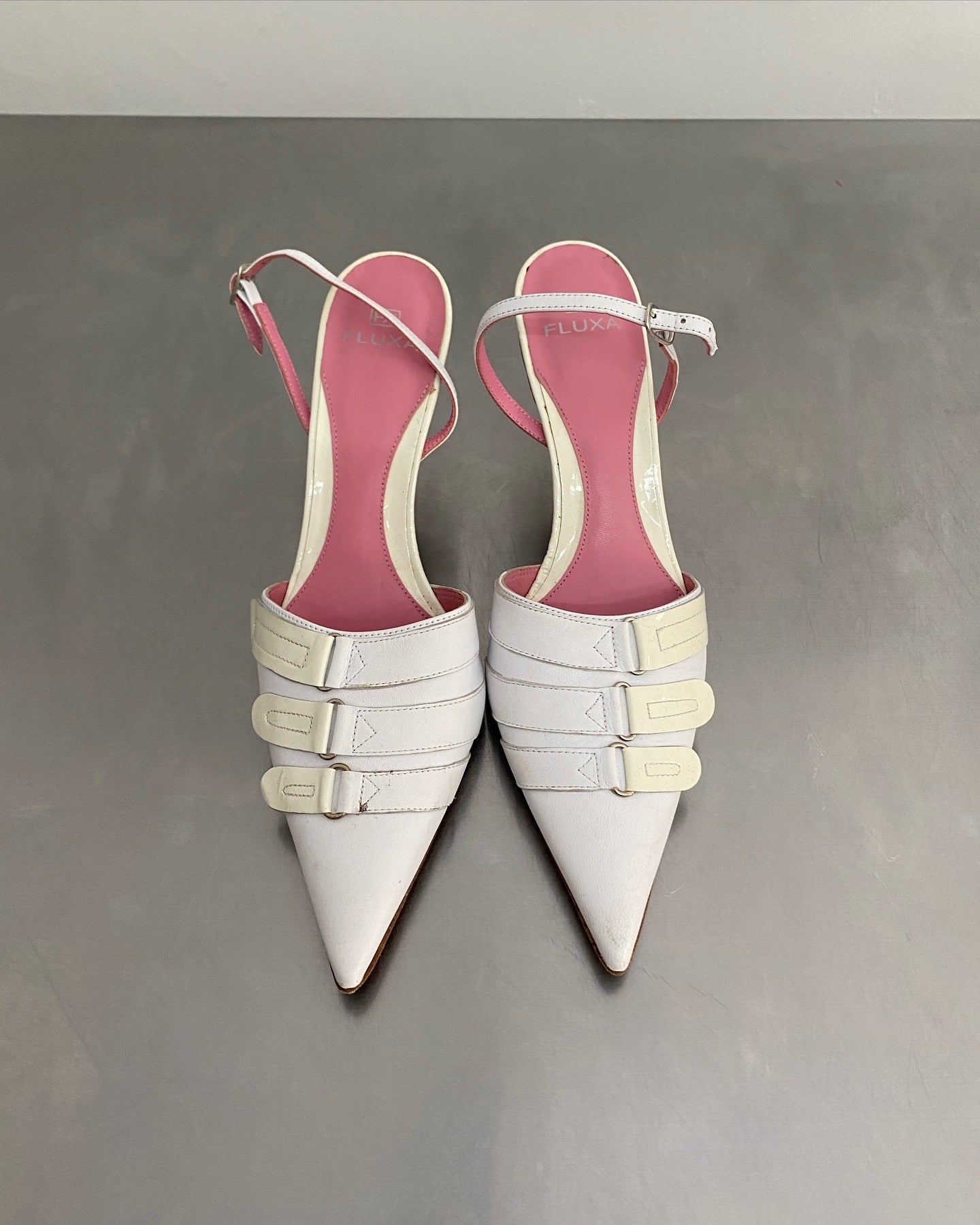 Vintage white heels