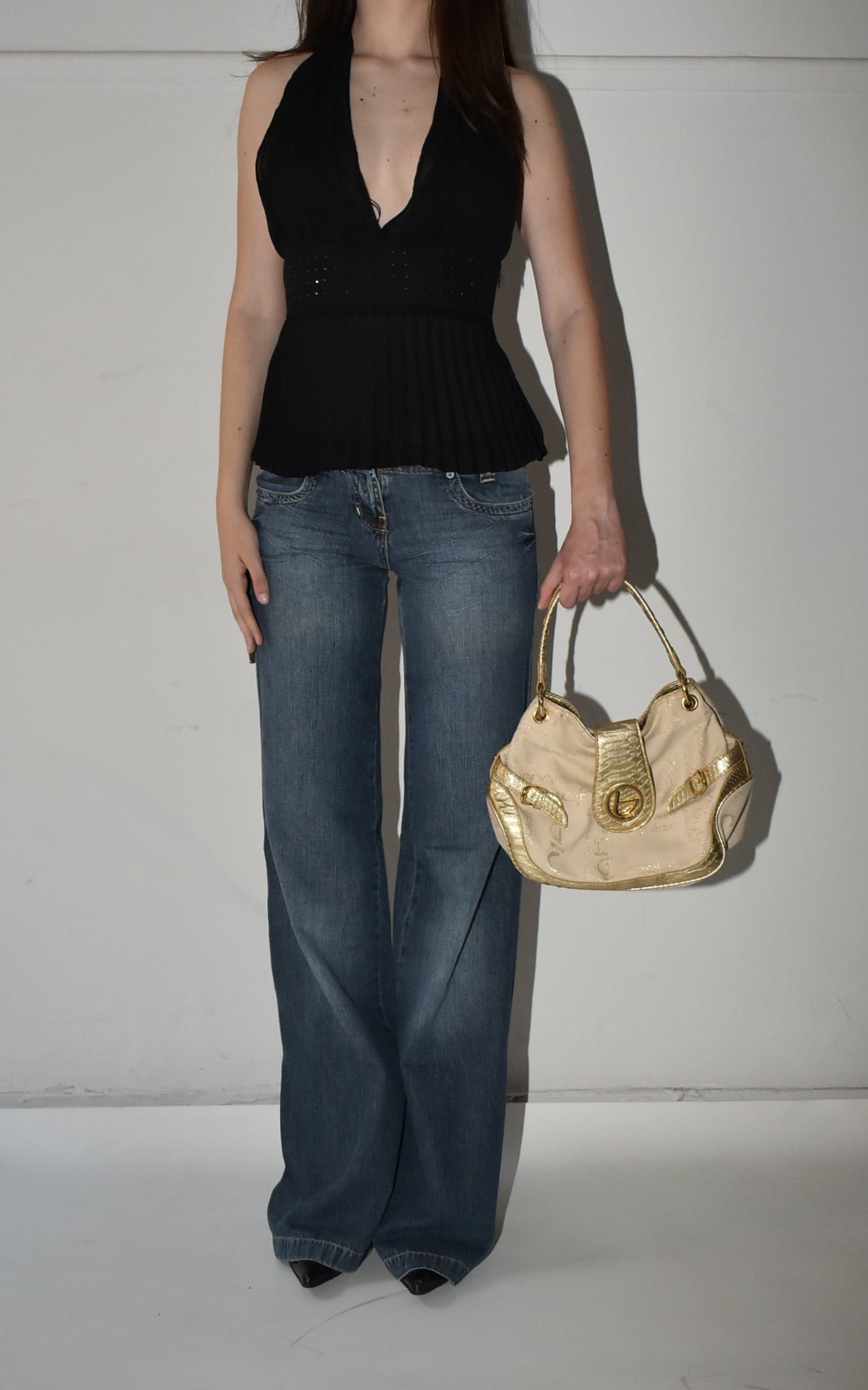 Attrattivo low rise Deadstock jeans