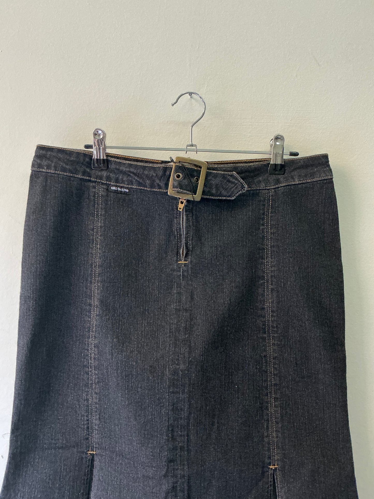 Deadstock denim mermaid skirt simple denim