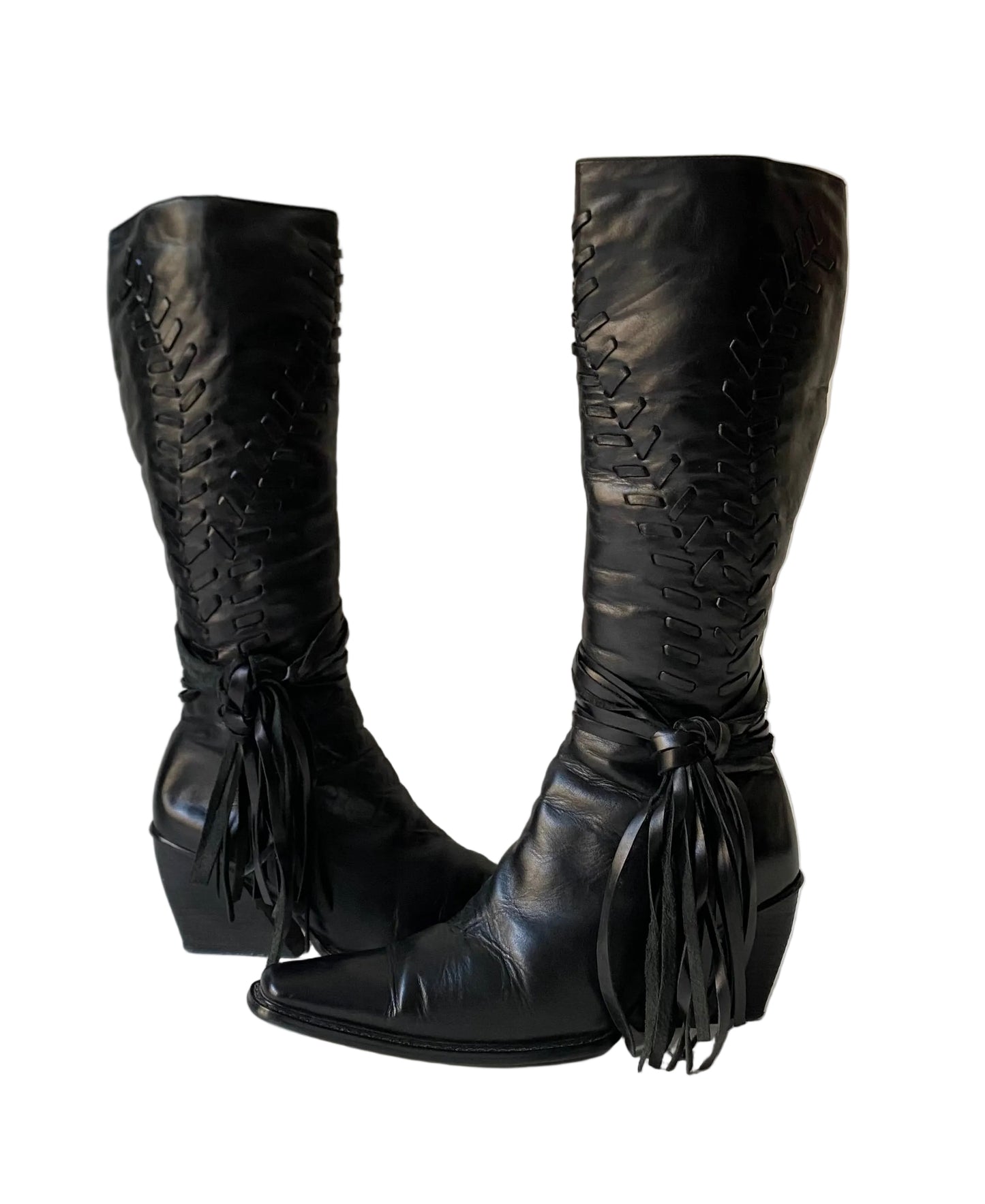 Leather Western Boots