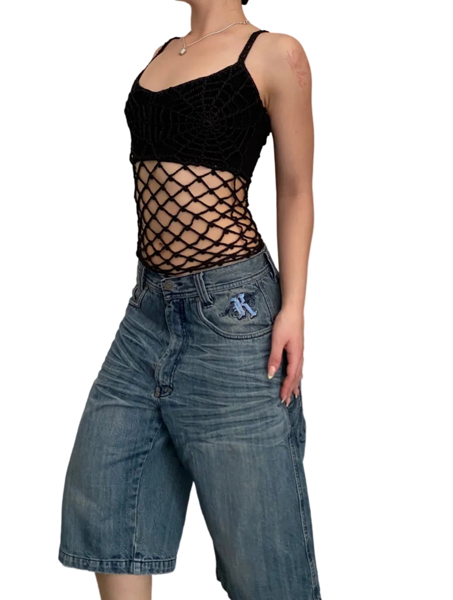 Y2k Fishnet top