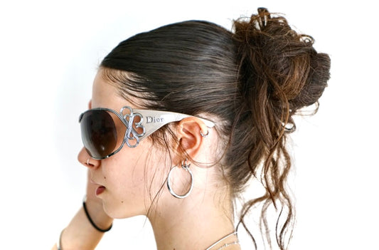 Vintage Christian Dior Diori Occhiali Mask Sunglasses