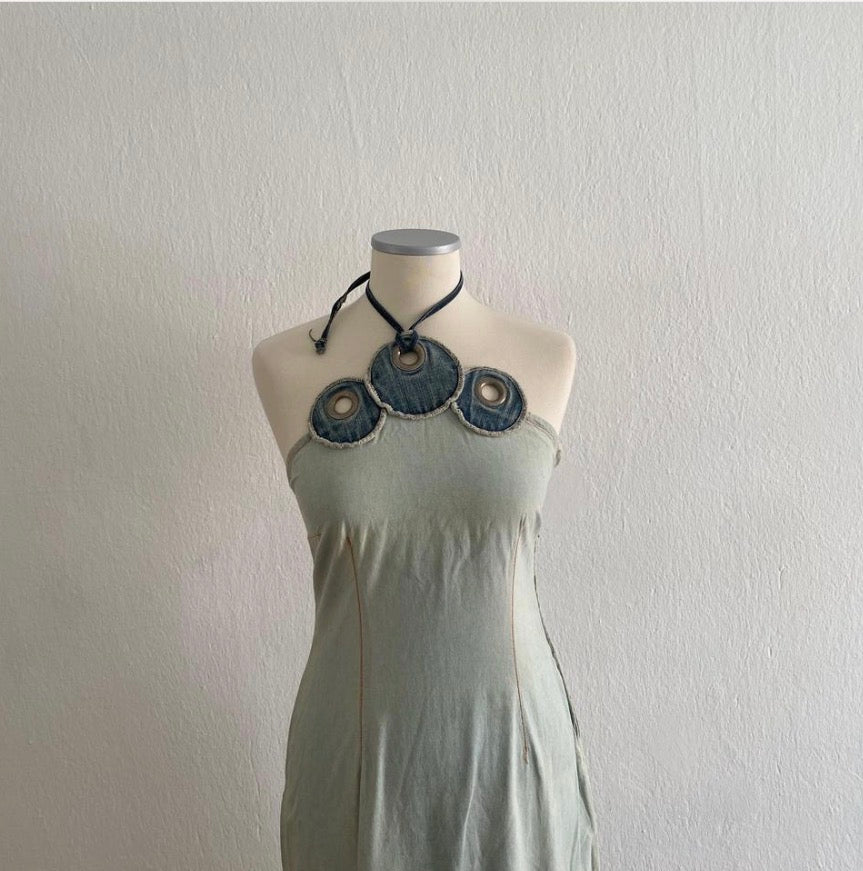 Miss denim vintage dress