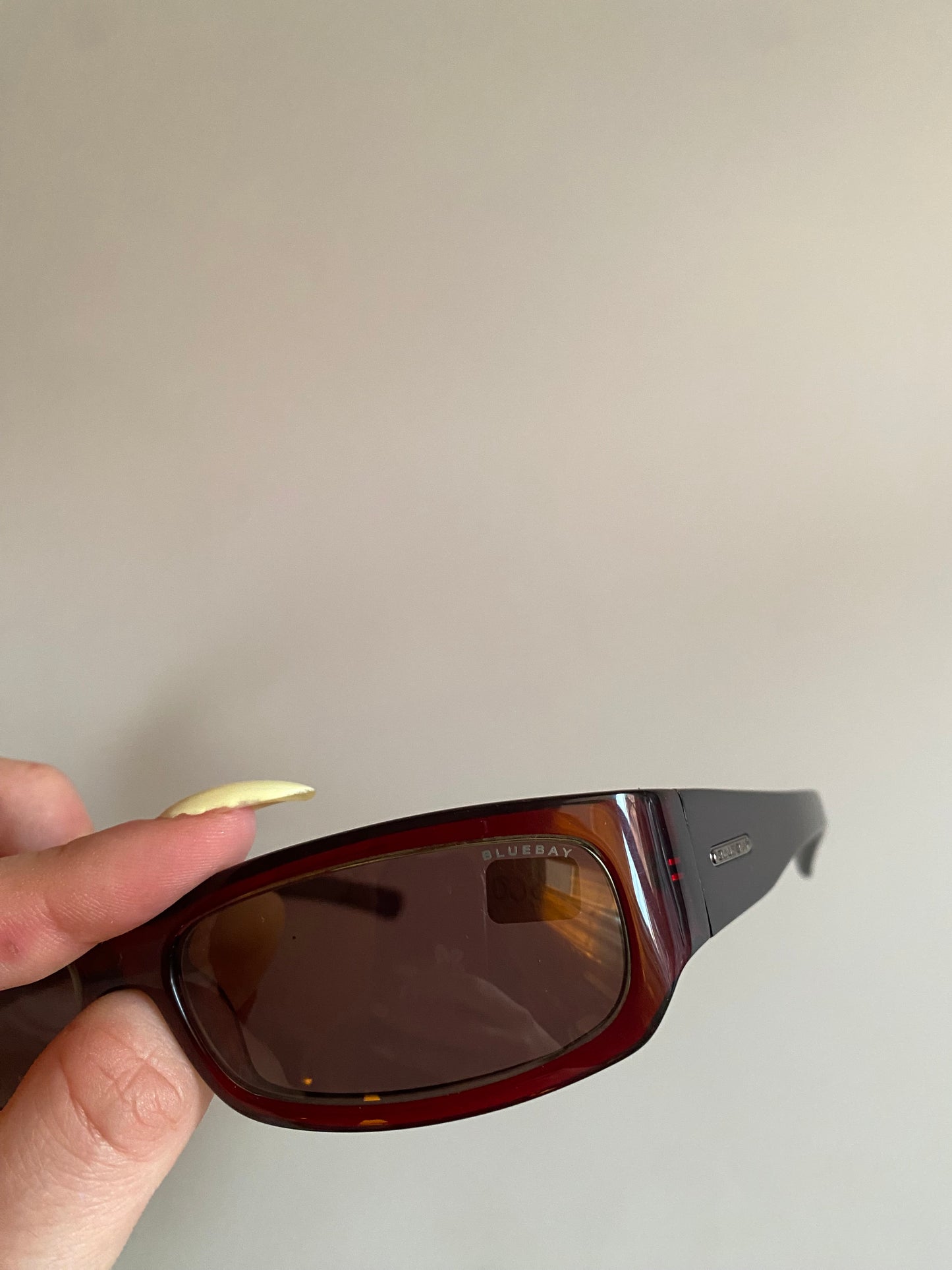 Bluebay burgundy sunglasses model B&B. 509/S VX7