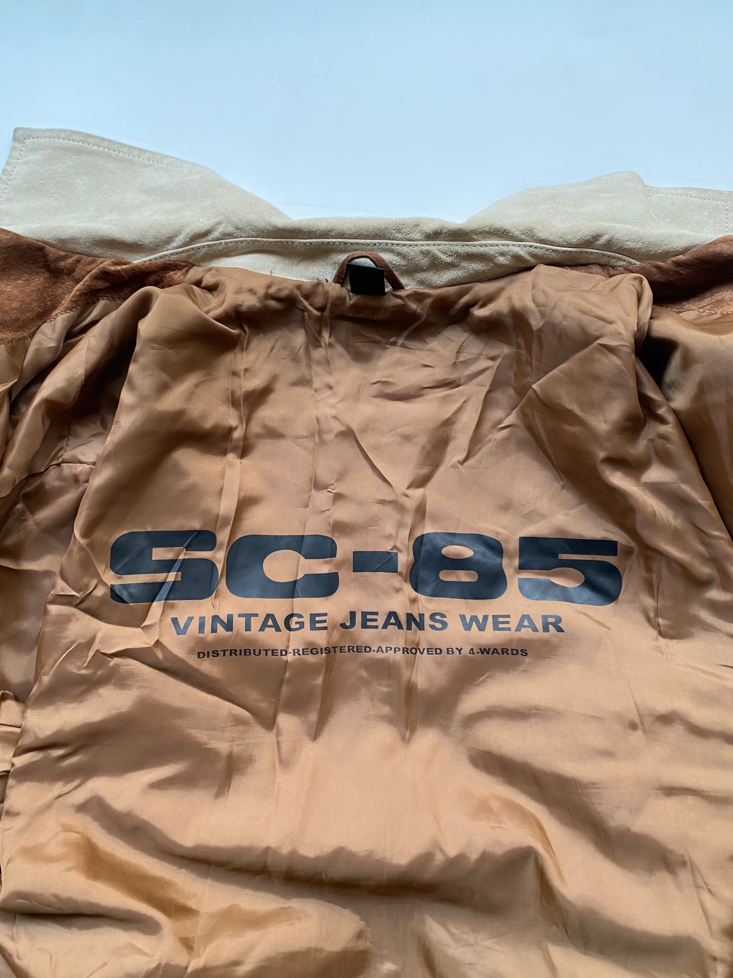 Vintage suede leather jacket