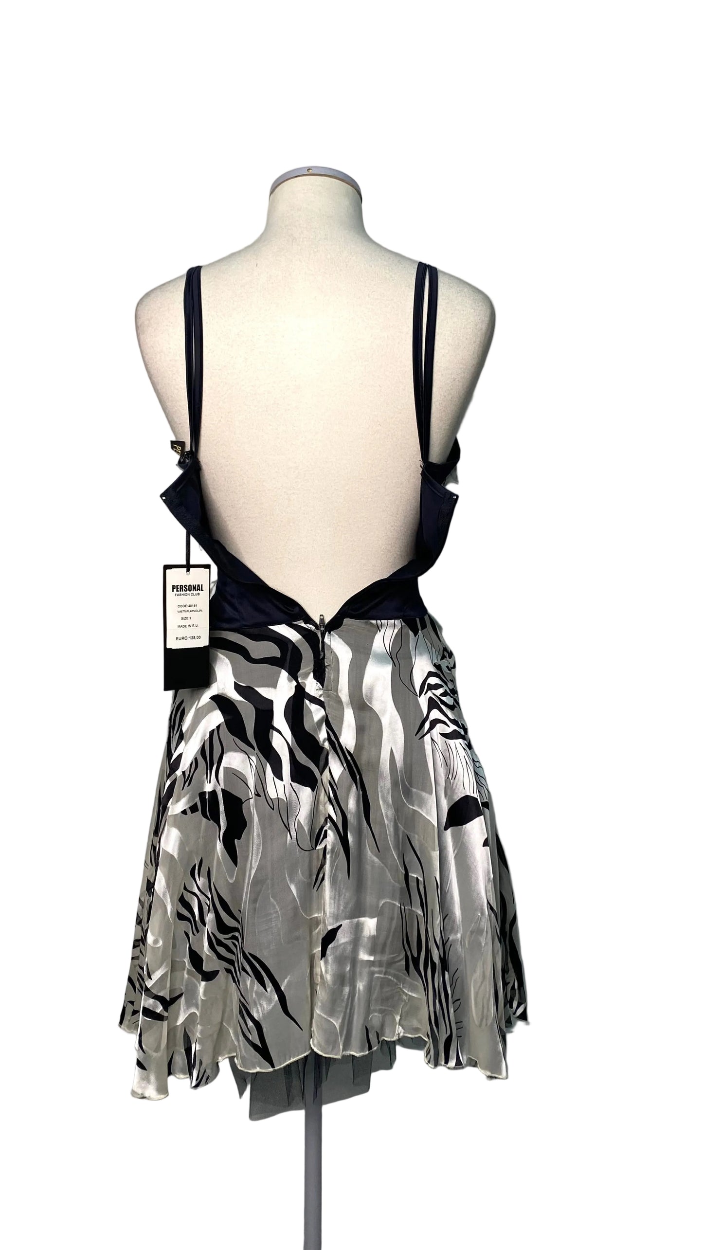 Unique Deadstock dress with corset effect