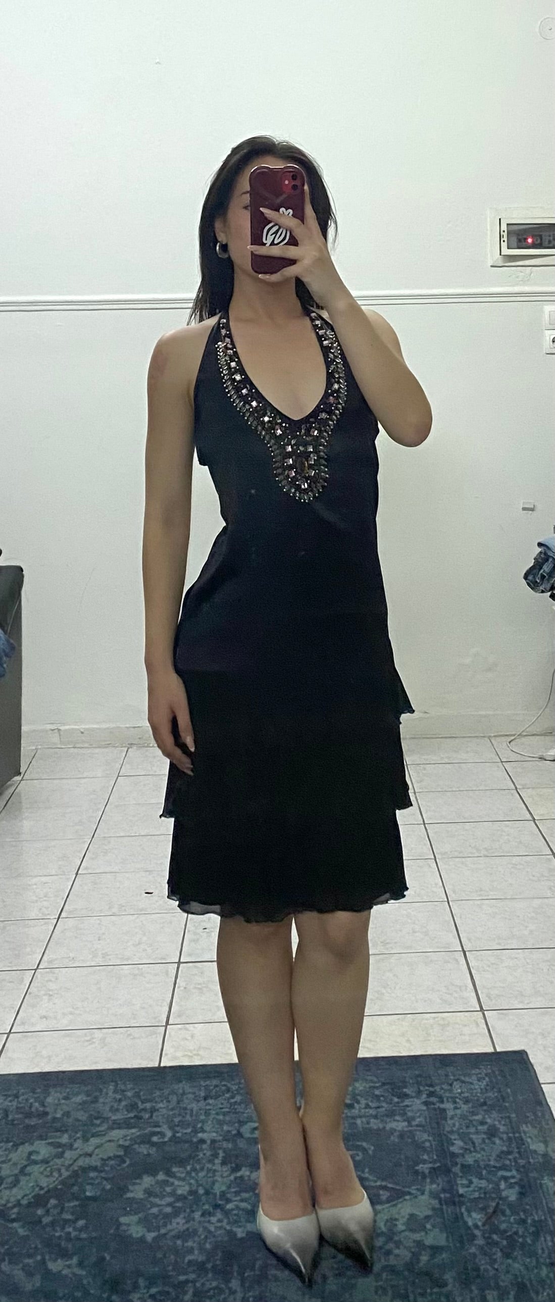 Deadstock 100% silk dress