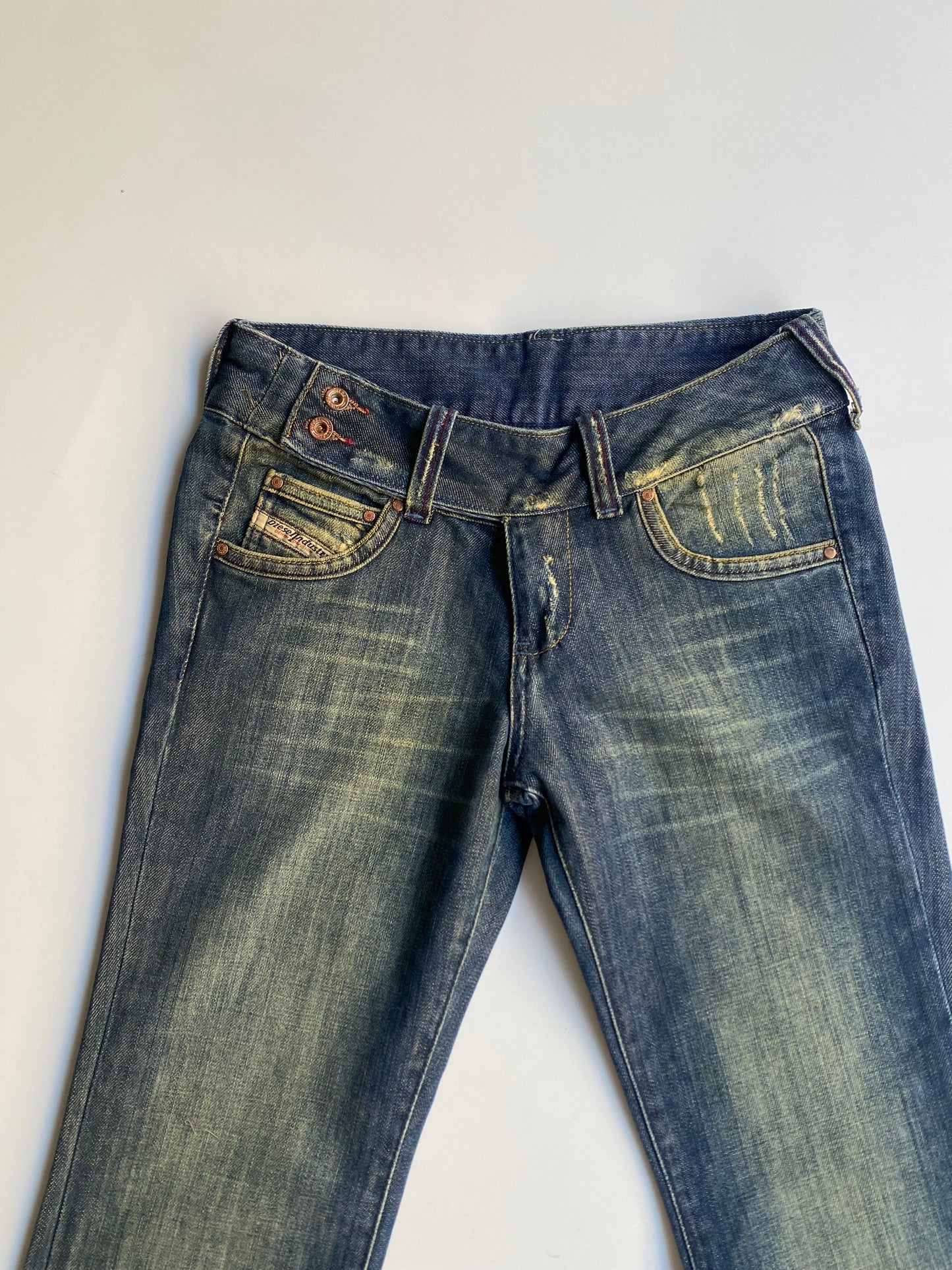 00s diesel row rise jeans