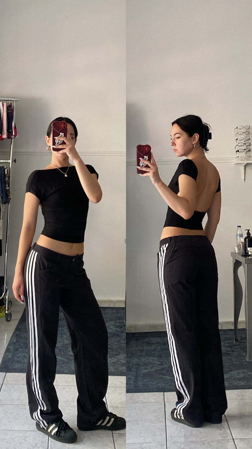 Vintage Adidas Low Rise Pants
