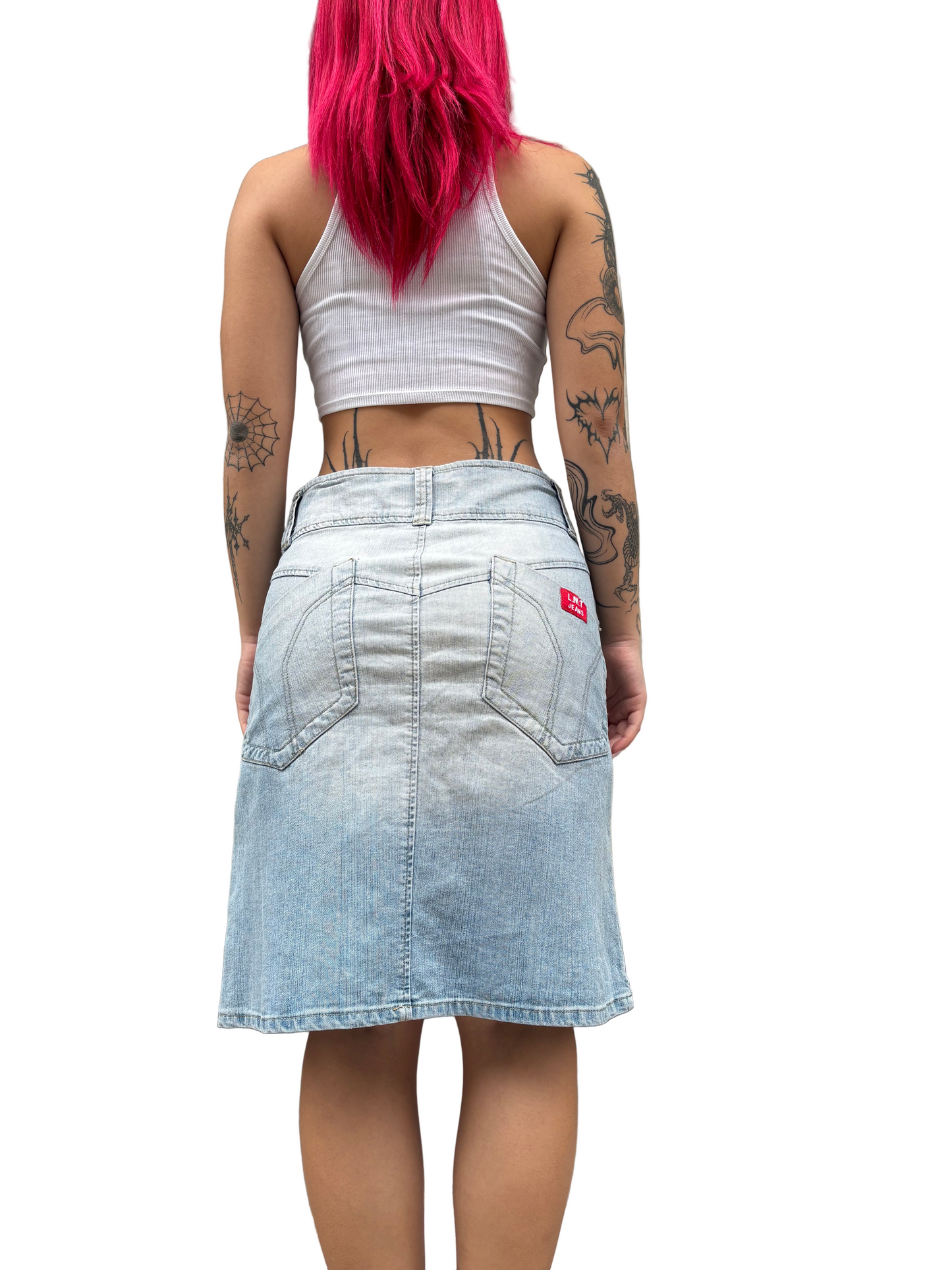 Deadstock denim skirt