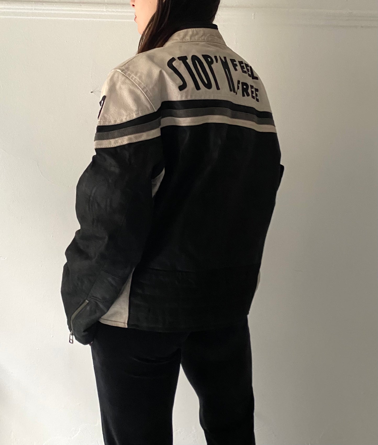 Vintage Leather racer jacket