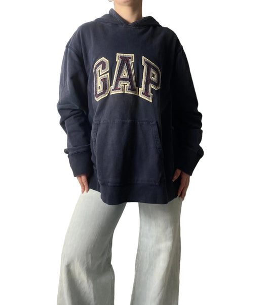 Vintage oversized GAP navy blue hoodie