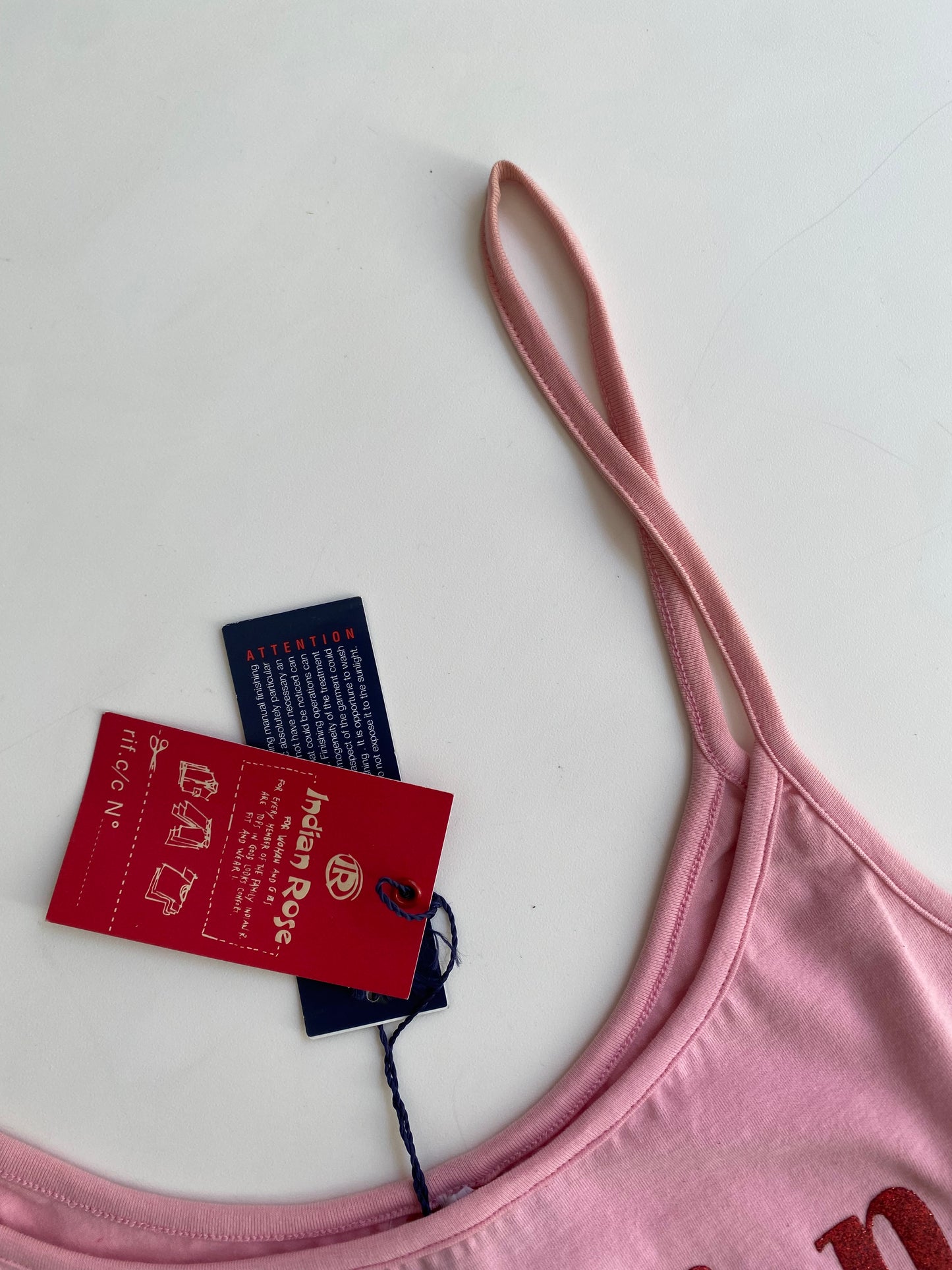 Y2k Indian rose tank top