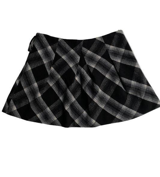 Vintage mini plaid skirt