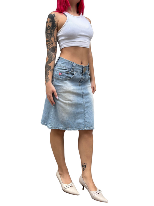 Deadstock denim skirt