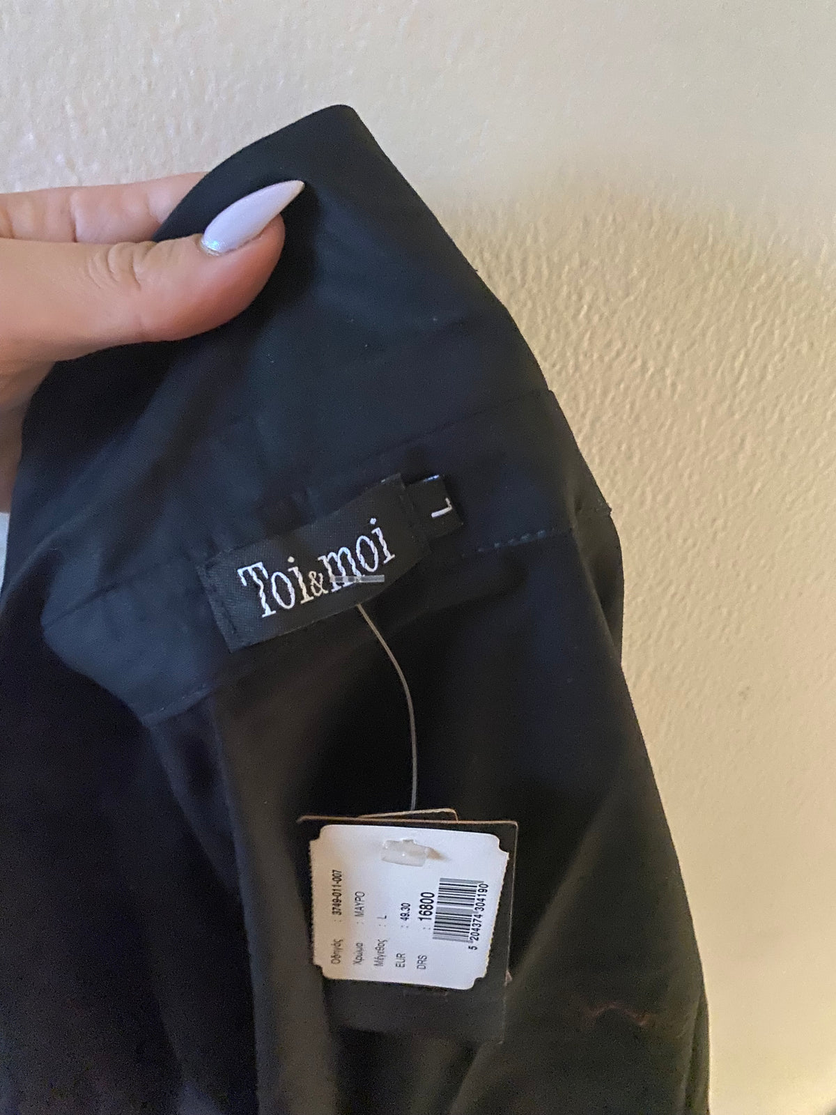 Deadstock Toi & Moi corset effect shirt