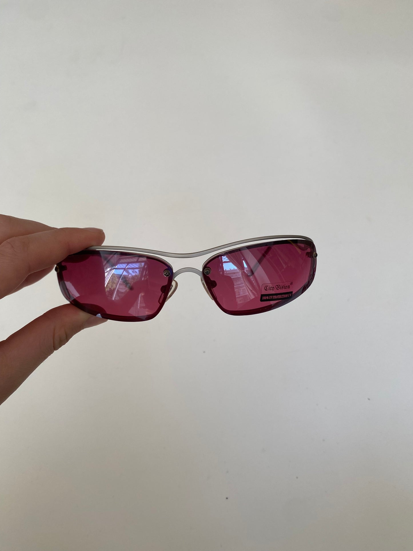hot pink rave sunglasses