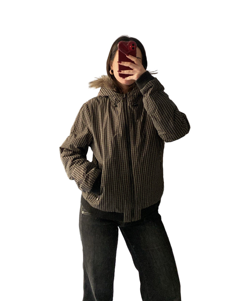 Y2K Brown Tartan jacket