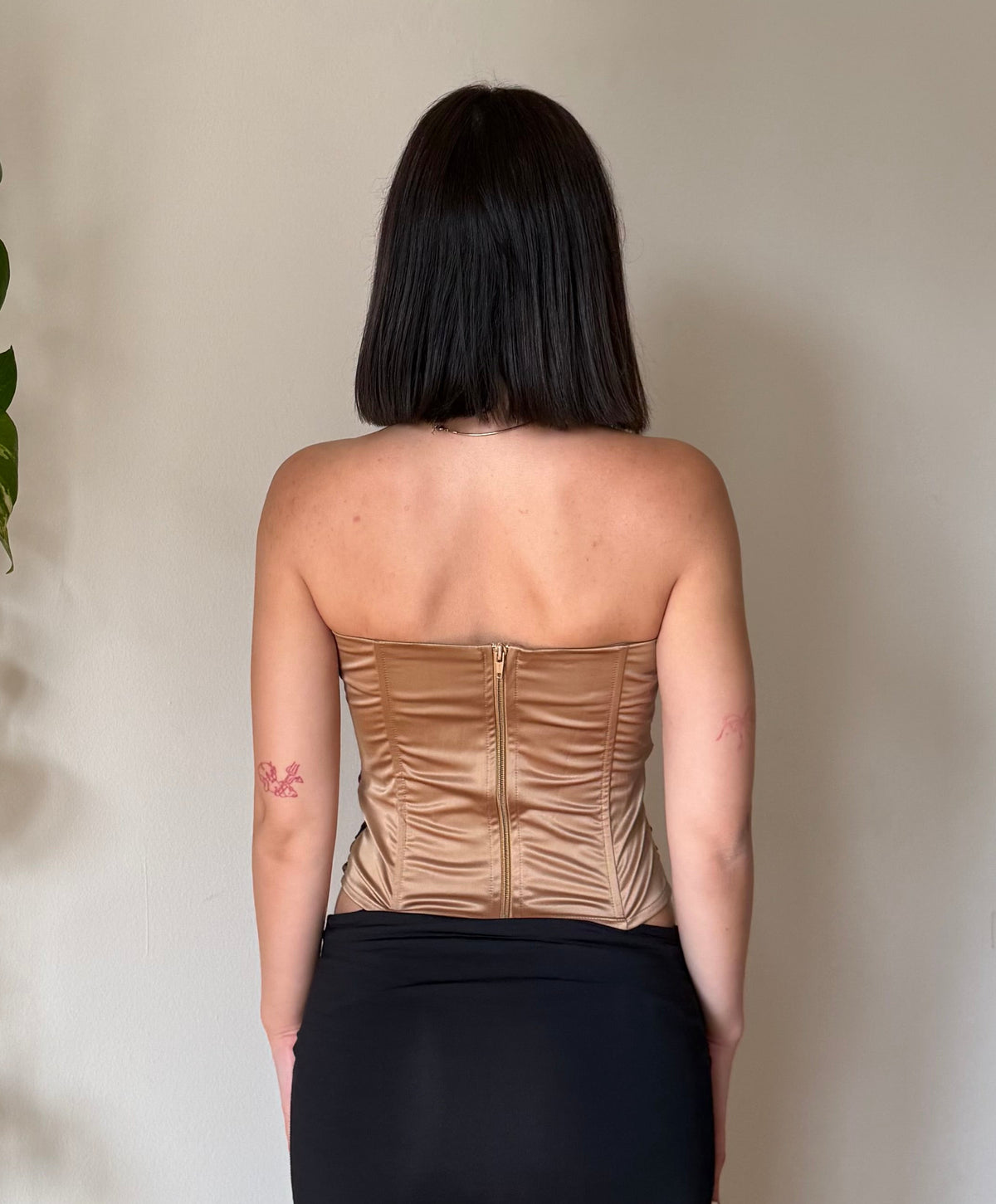 Personal animal print corset