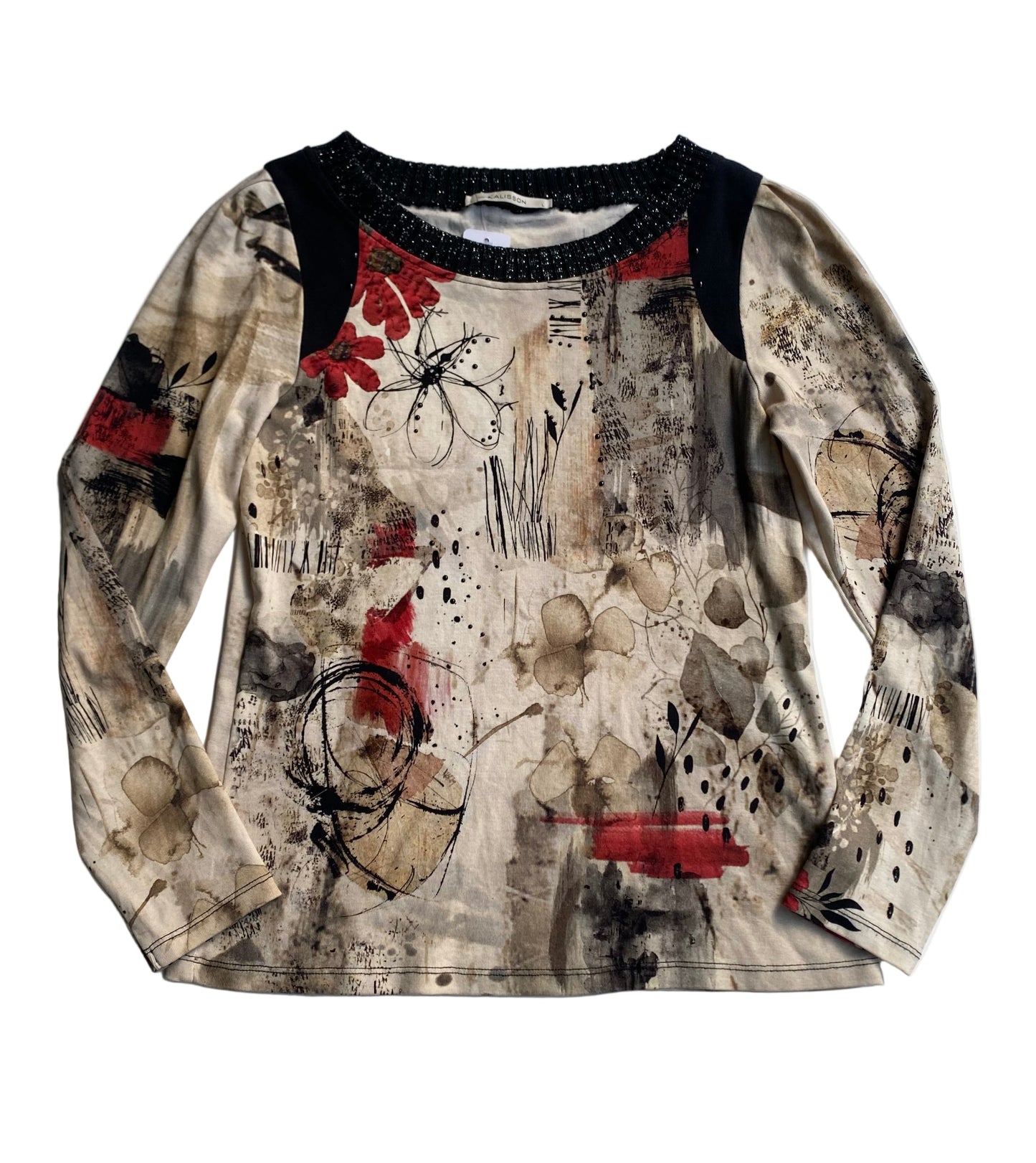Vintage graphic long sleeve top