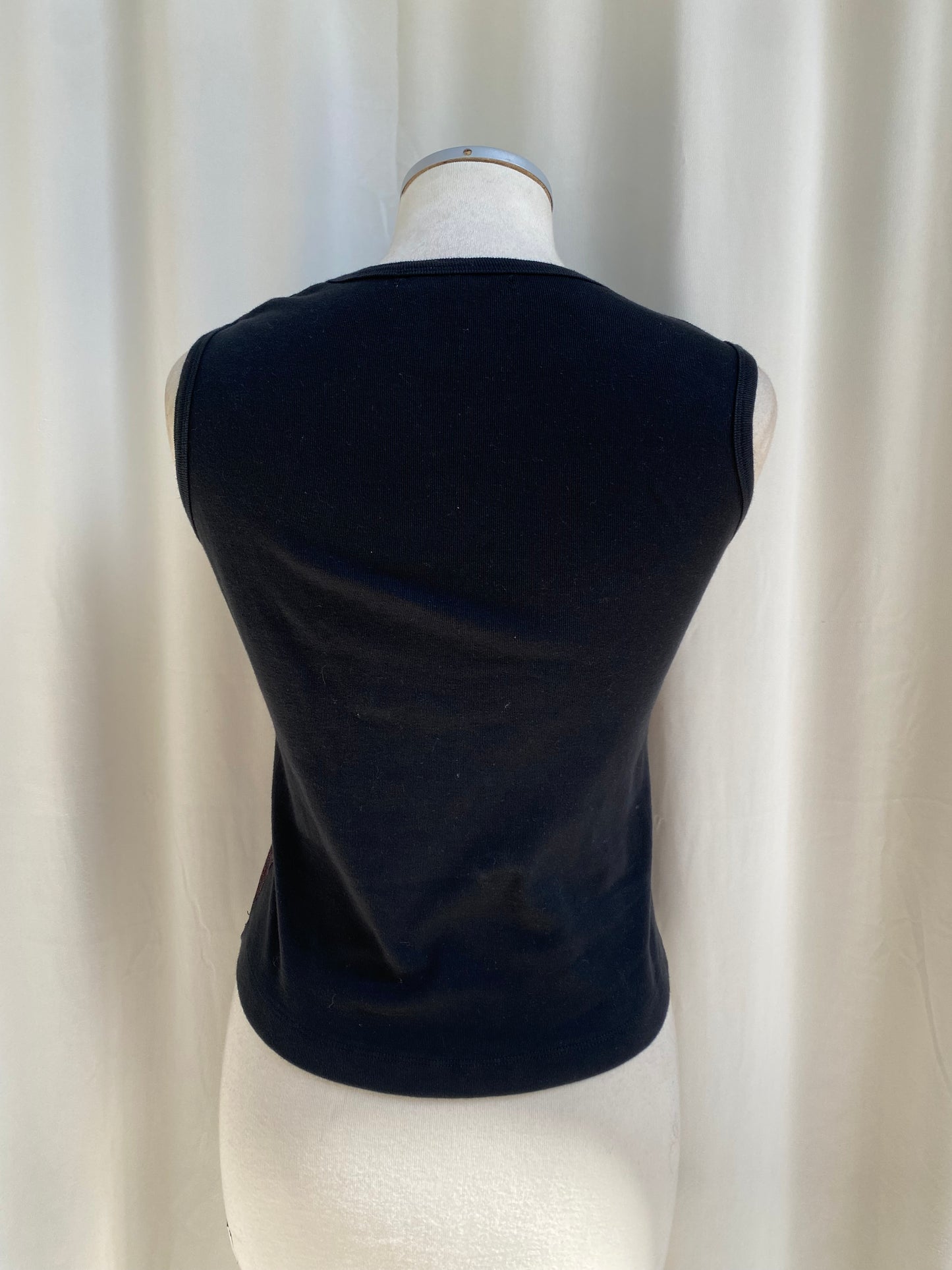 Vintage face print top