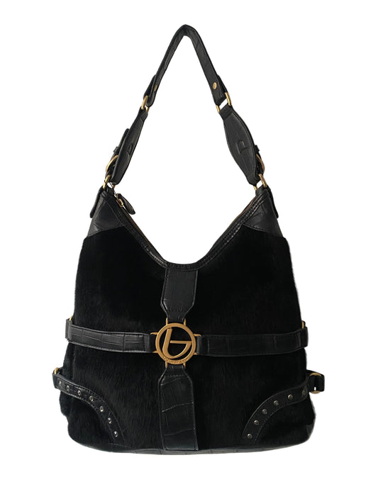 Vintage Byblos faux fur shoulder bag