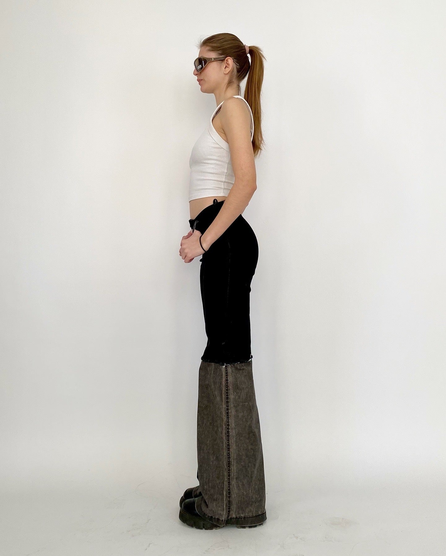 Deadstock Metallaxis low rise jeans