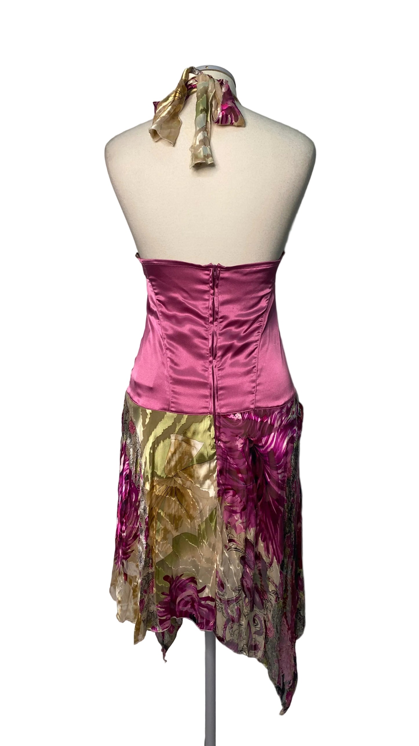 Deadstock fairy dress with corset effect